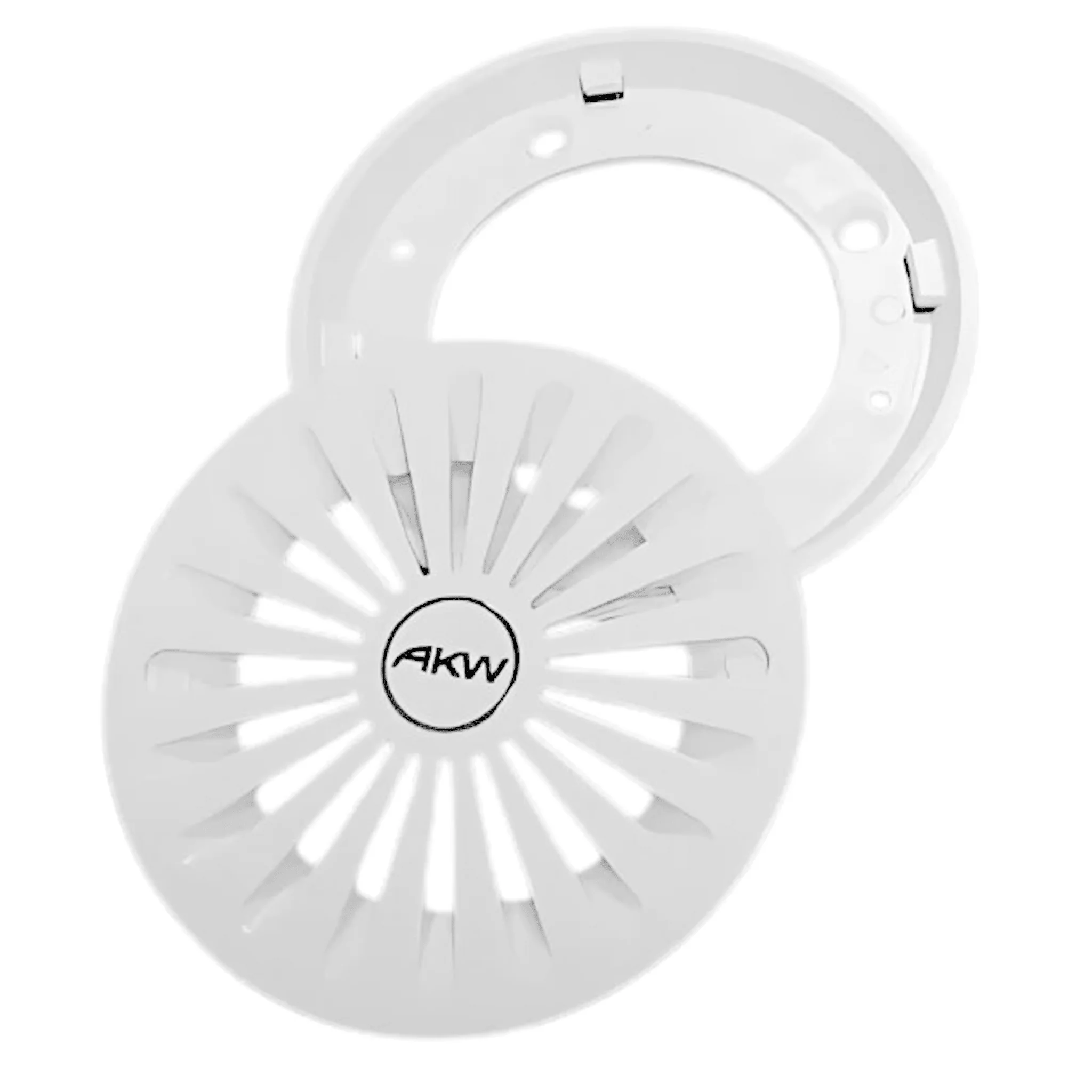 AKW TF75 Tuff Form Waste Cover Replacement White - Image 2