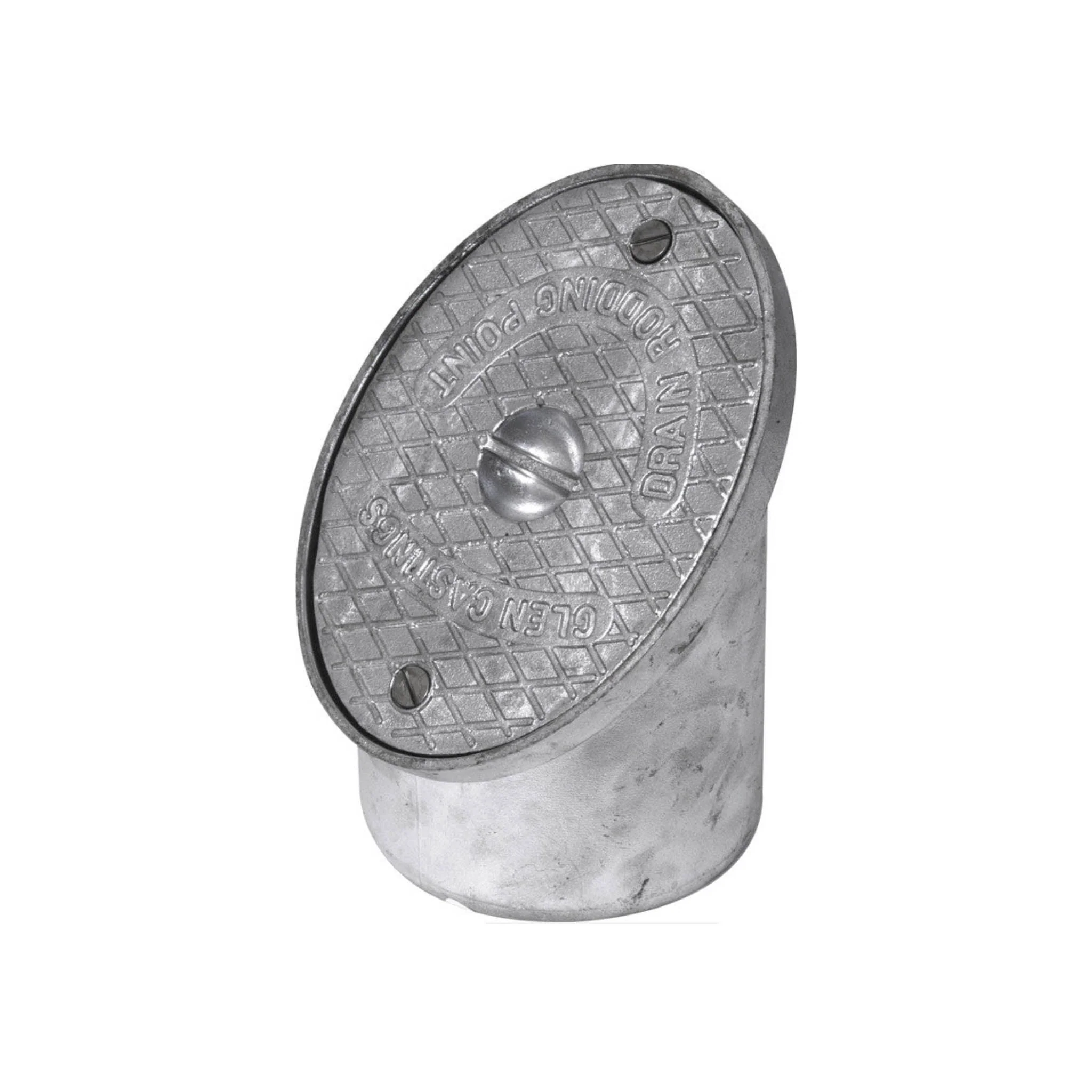 Aluminium Oval Drain Rodding Eye Point 110mm