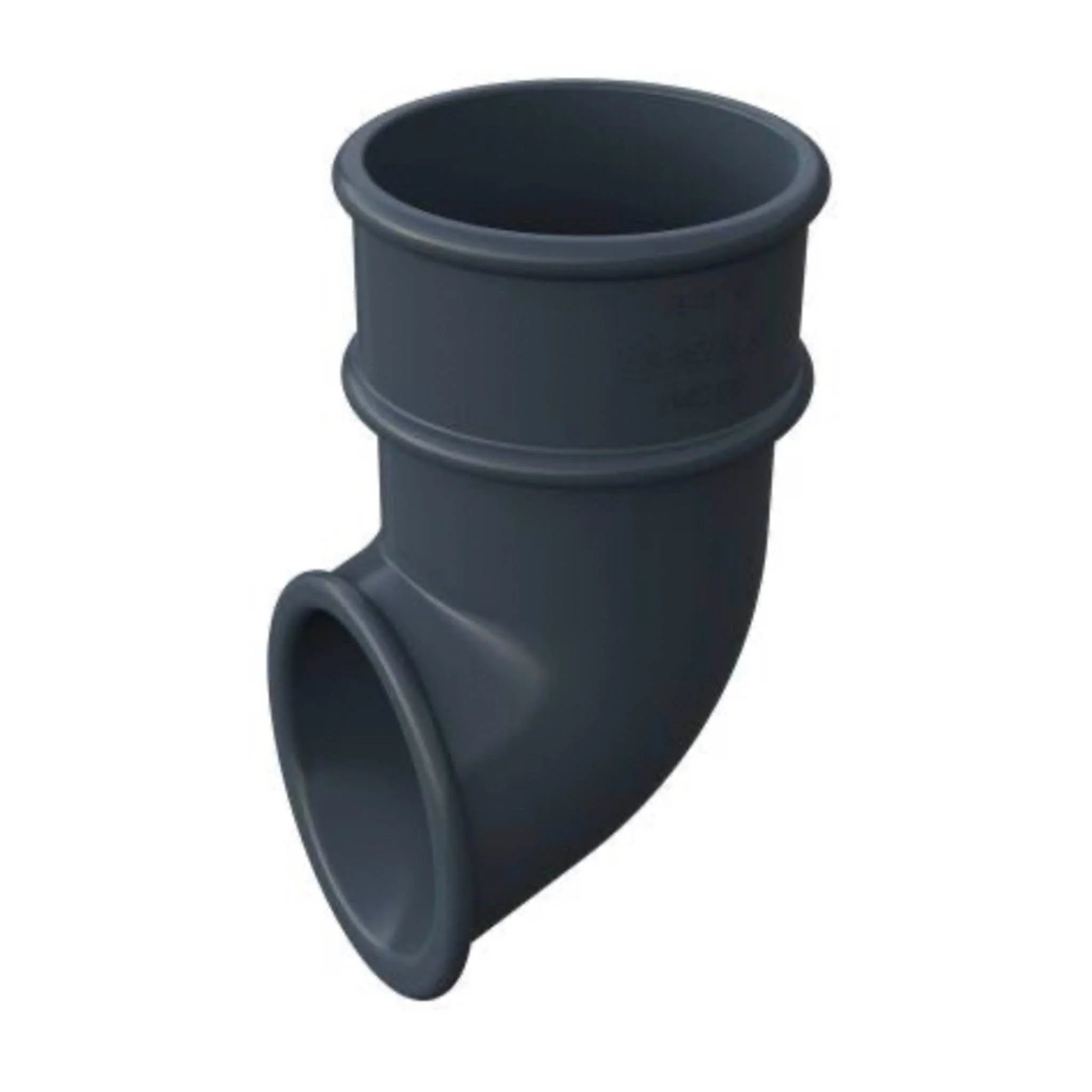 Anthracite Grey Round Downpipe Shoe