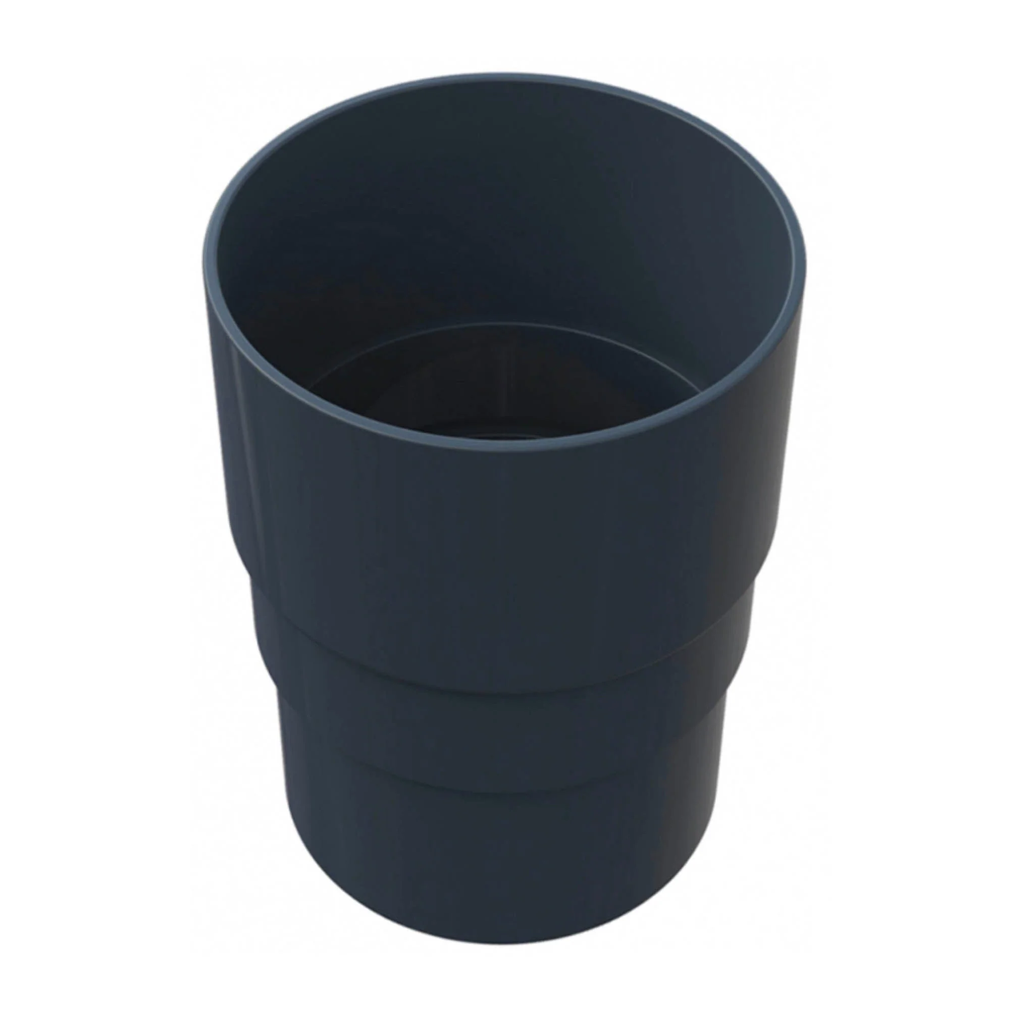 Anthracite Grey Round Downpipe Socket