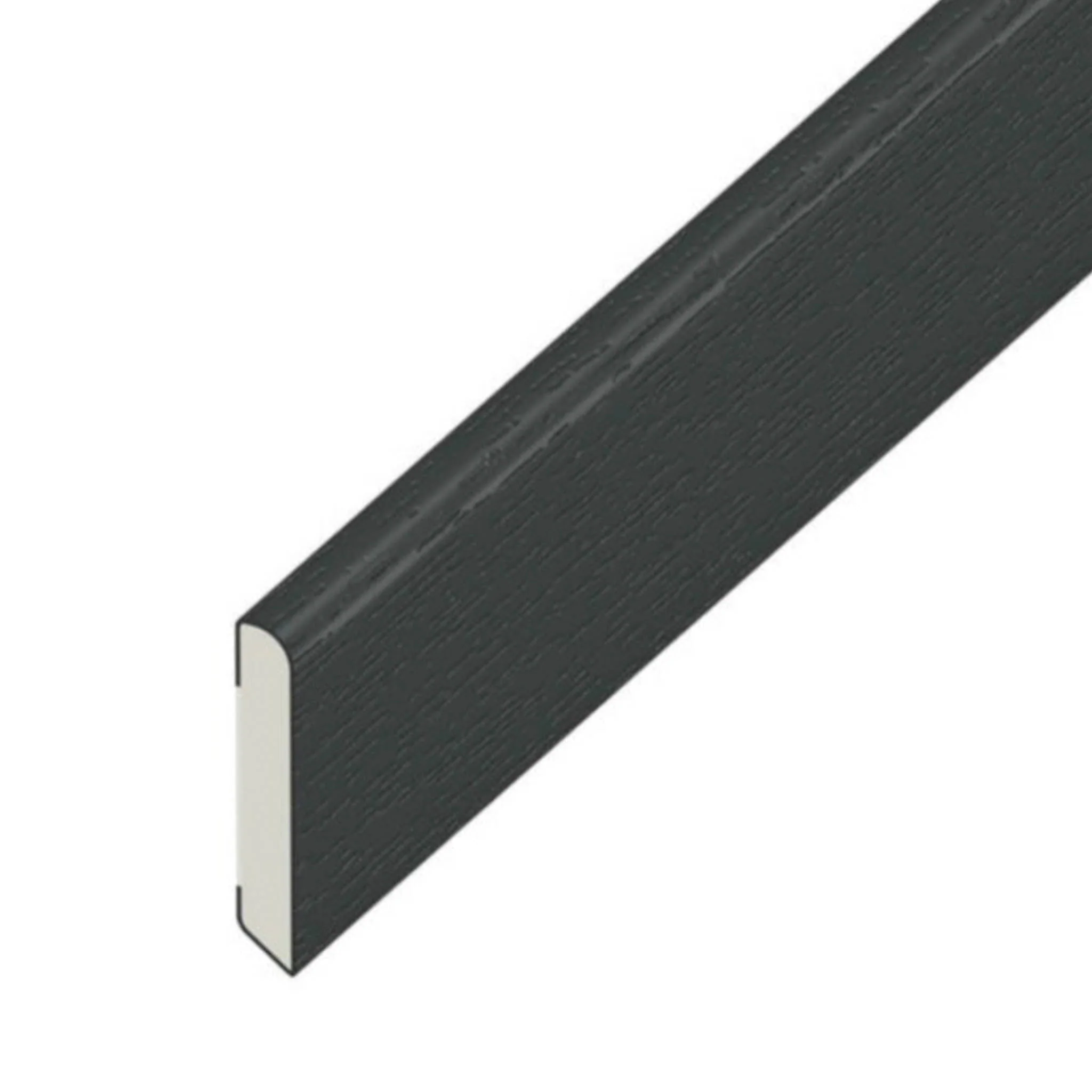 Architrave Anthracite Grey Wood Grain Cloaking Fillet 20mm - 5 Metre