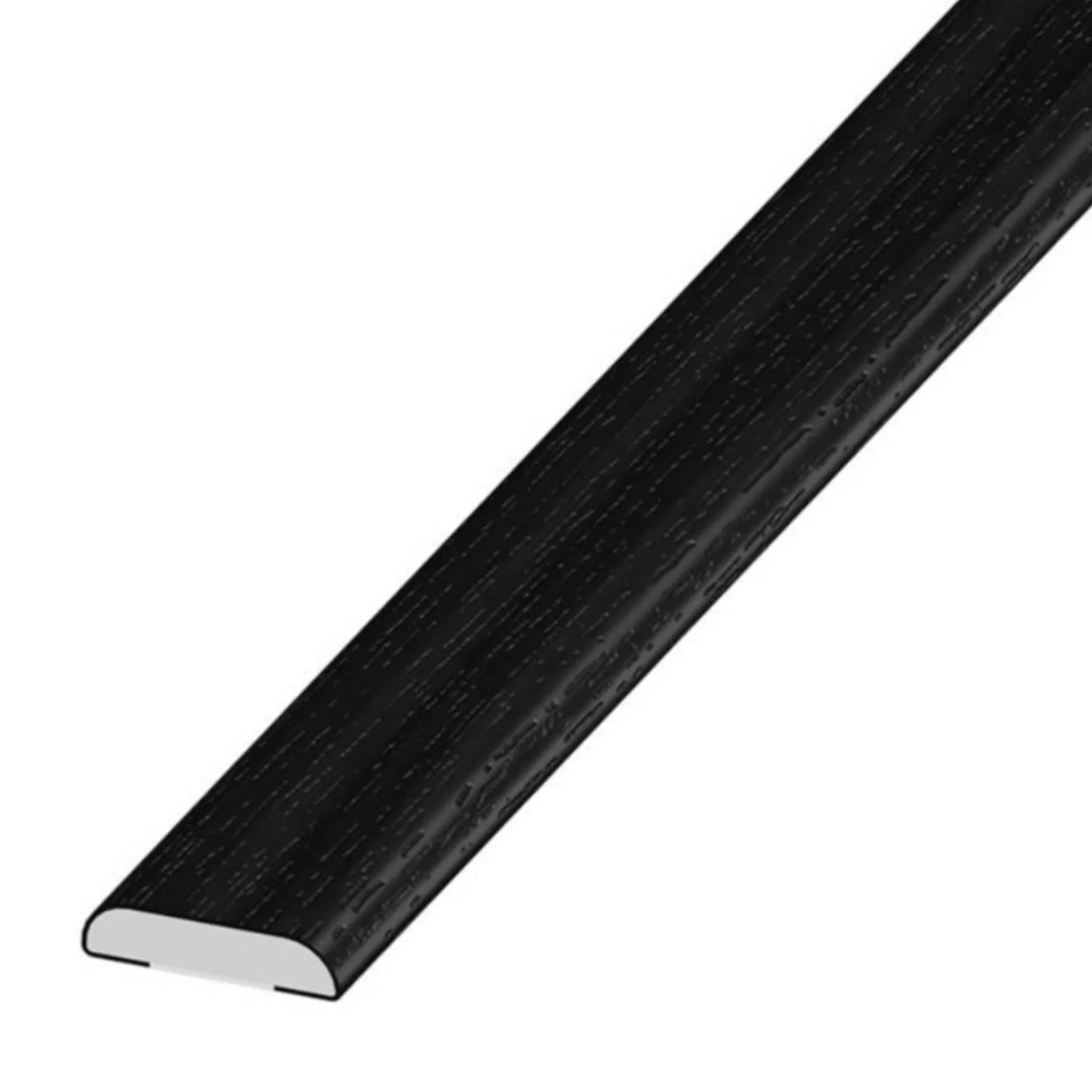 Architrave Black Ash Woodgrain D Trim 28mm - 5 Metre