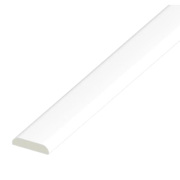 Architrave Brilliant White D Section 28mm - 5 Metre