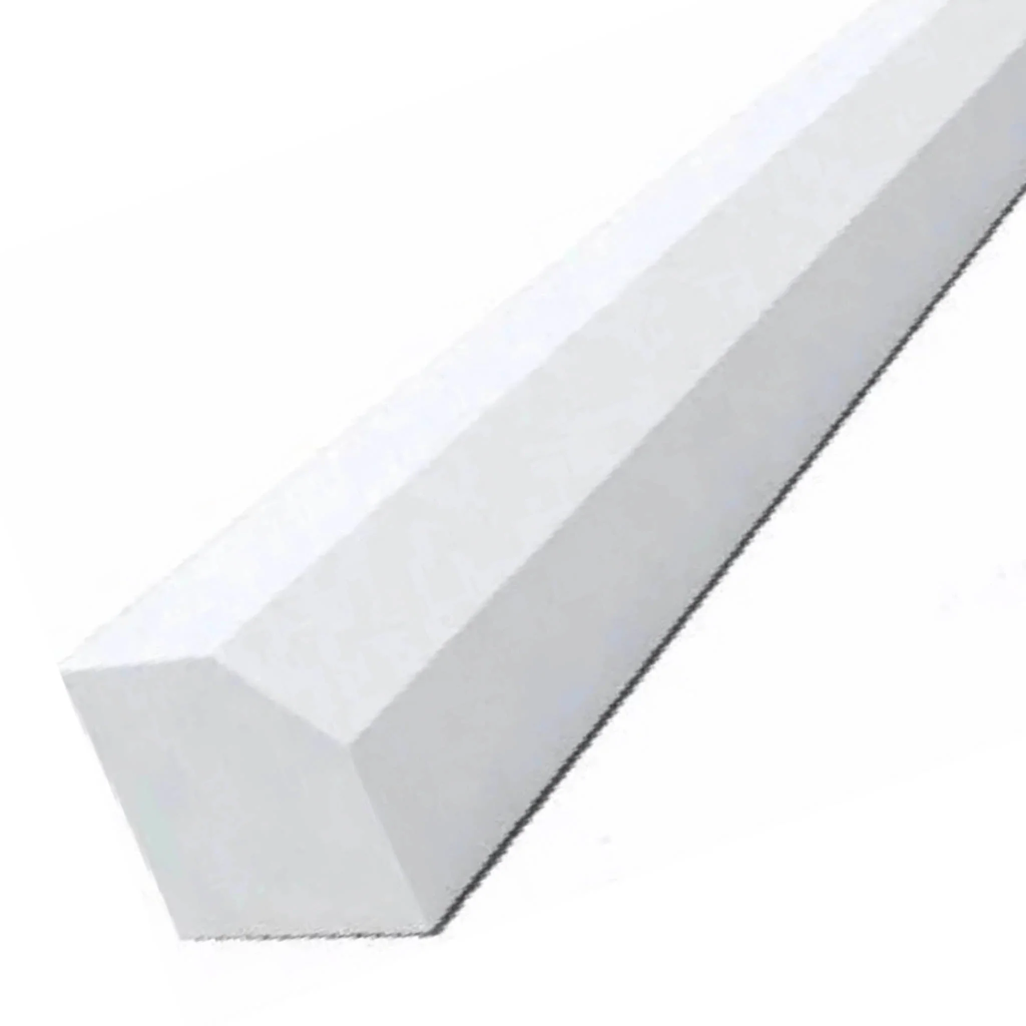 Architrave White Gloss 15mm x 15mm Square Box Bead Trim - 5 Metre