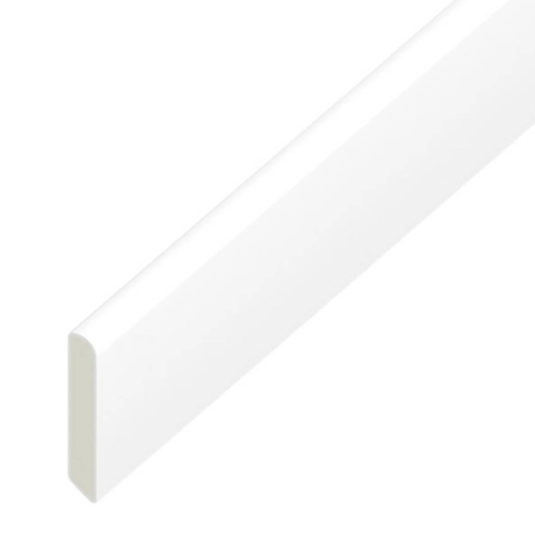 Architrave White Gloss Cloaking Fillet Trim 20mm - 5 Metre