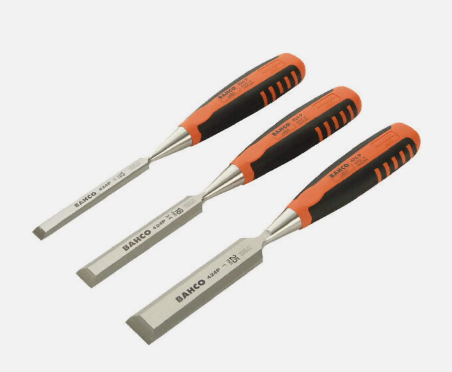 BAHCO CHISEL SET WITH FREE STONE
