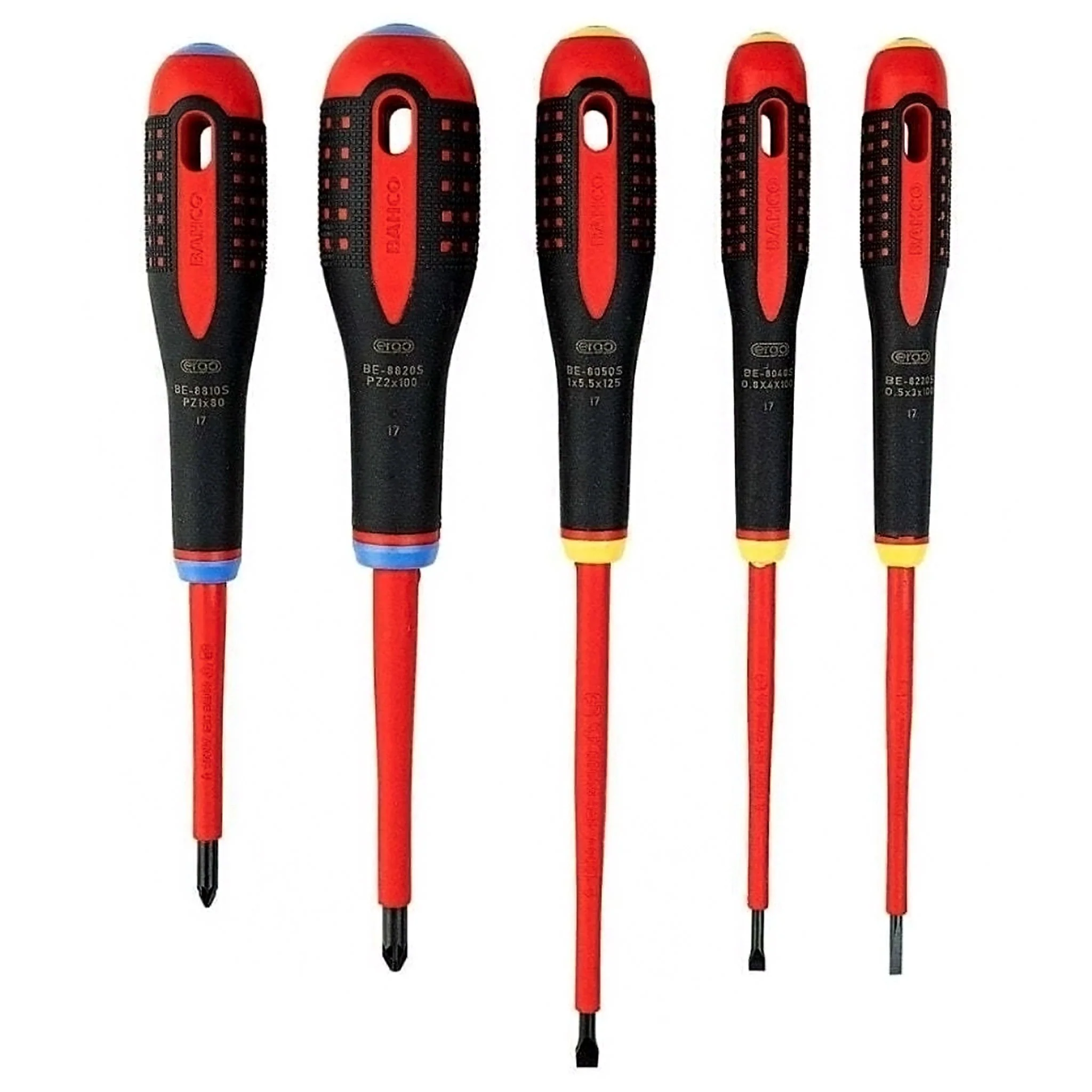 Bahco 5 Piece VDE Insulated Screwdriver Set - Image 2
