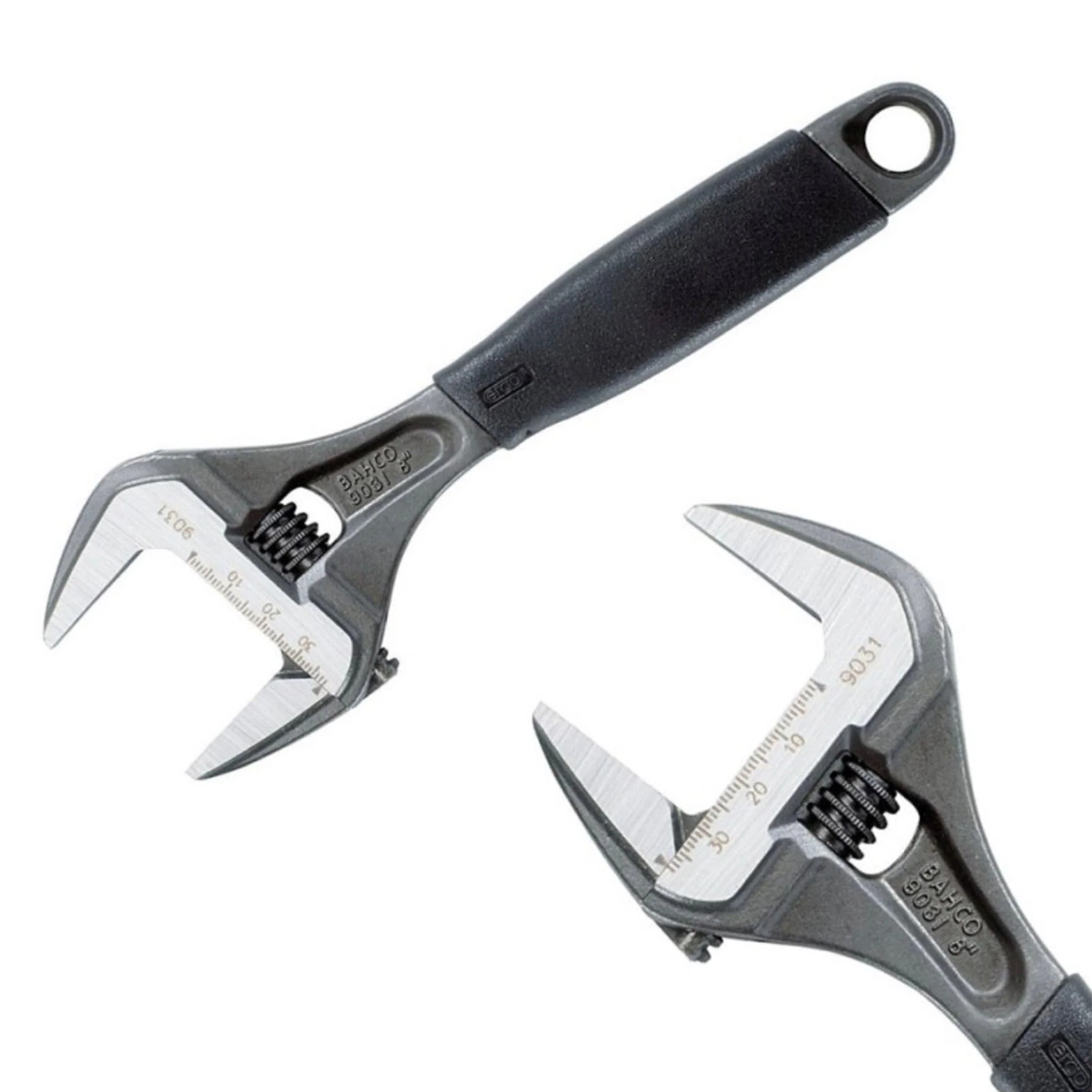 Bahco Adjustable 9031 Wrench & 8224 Waterpump Pliers Set - Image 2
