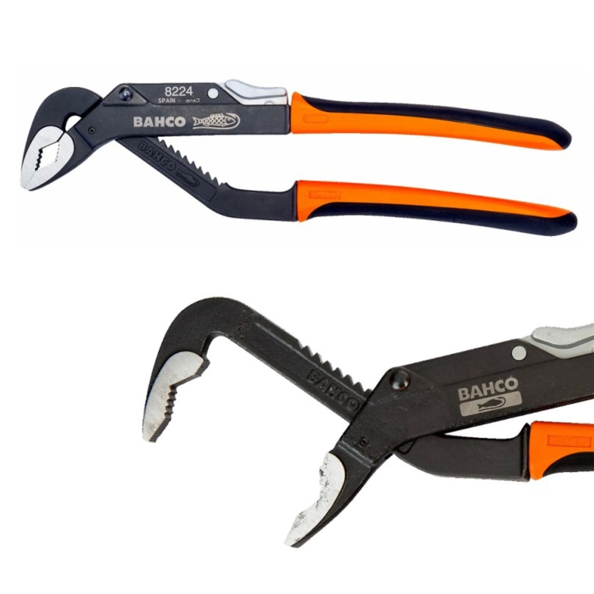 Bahco Adjustable 9031 Wrench & 8224 Waterpump Pliers Set - Image 4