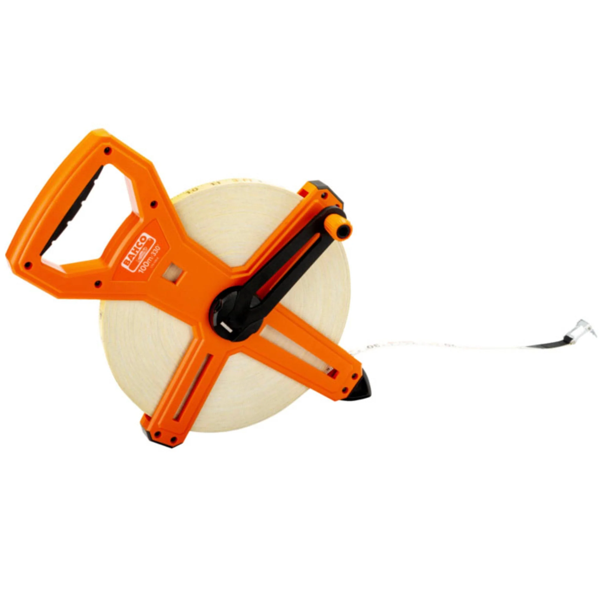Bahco LTS Open Reel Surveyors Fibreglass Measuring Tape - 100 Metres