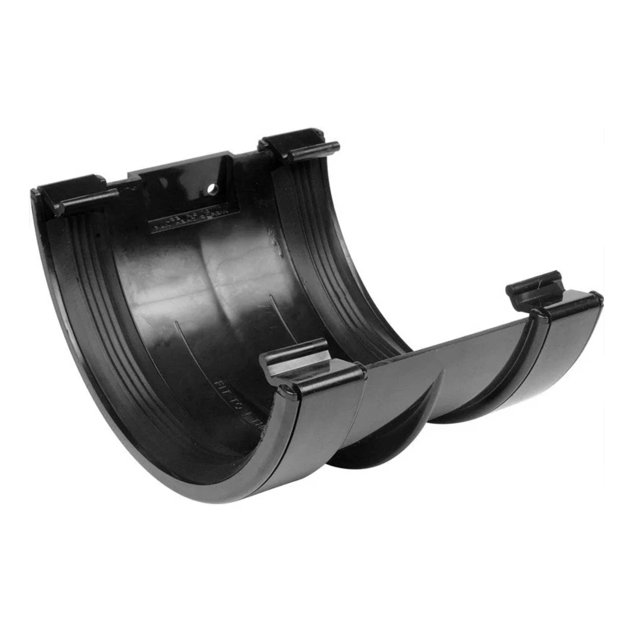 Big 6 Commercial 150mm Gutter Union Black