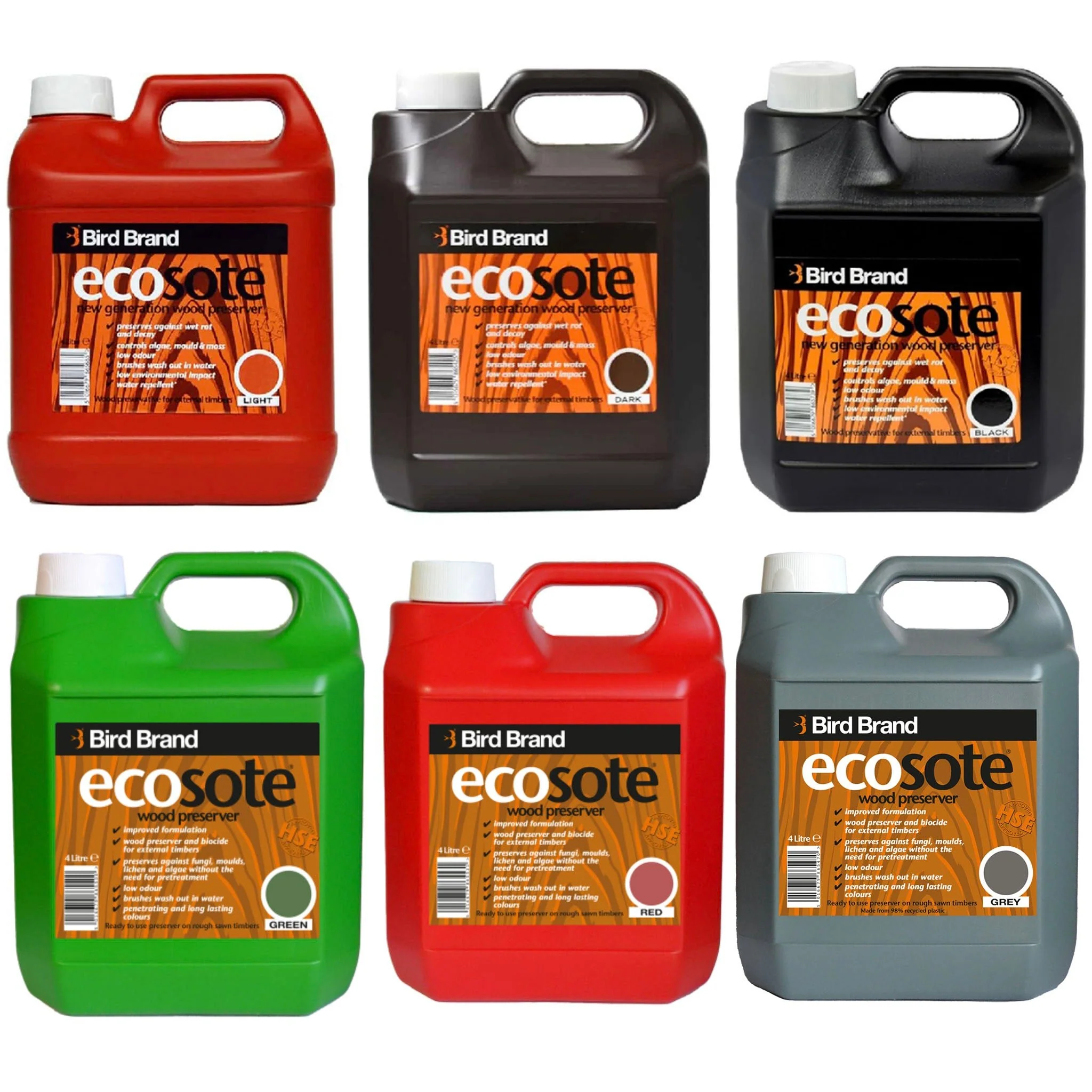 Bird Brand Ecosote Wood Preserver 4 Litre