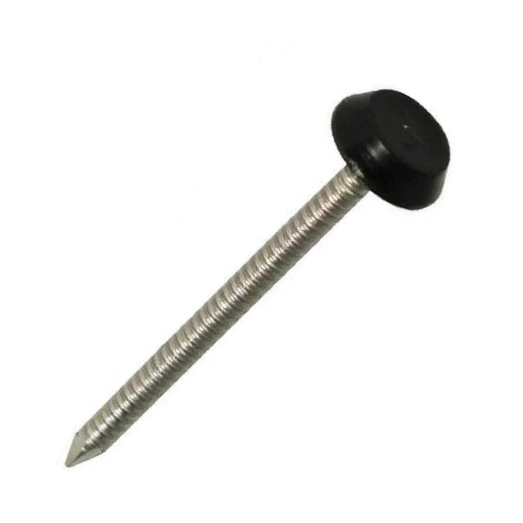 Black Polytops Stainless Nails 65mm - 100 Box