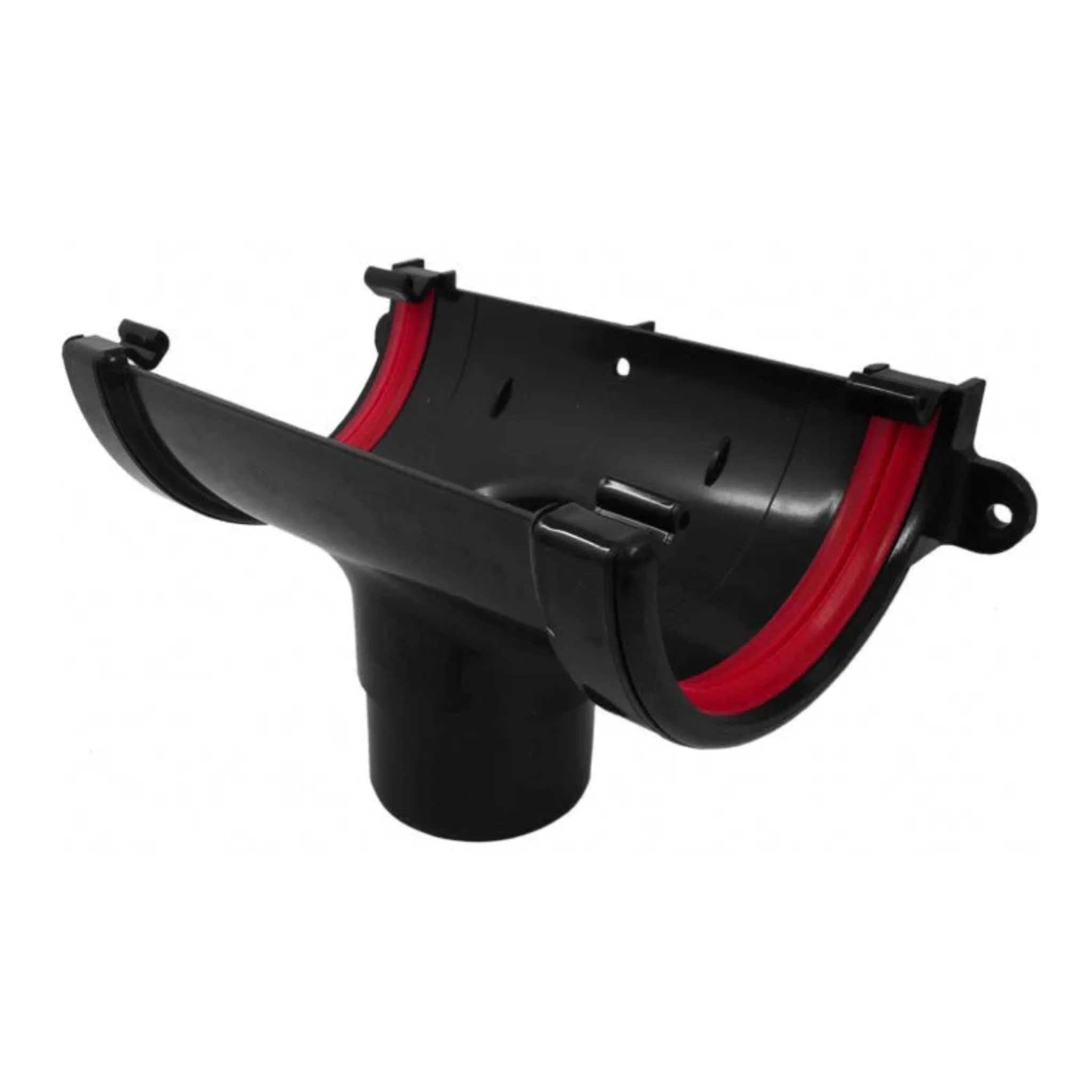 Black Round Gutter Running Outlet