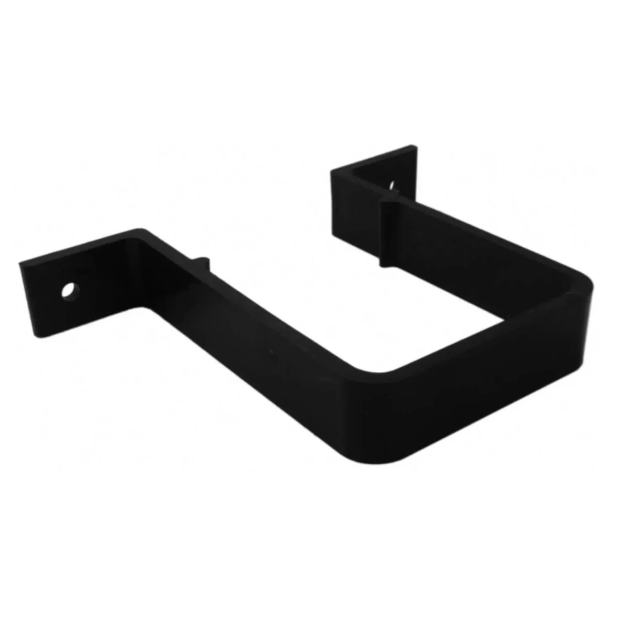 Black Square Downpipe Bracket Clip