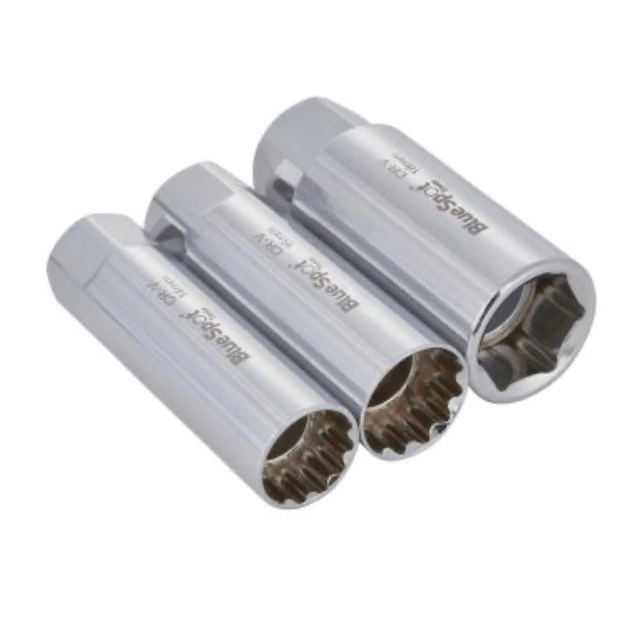 Blue Spot 3/8" Thin Wall Spark Plug Sockets - 3 Pieces - Image 2