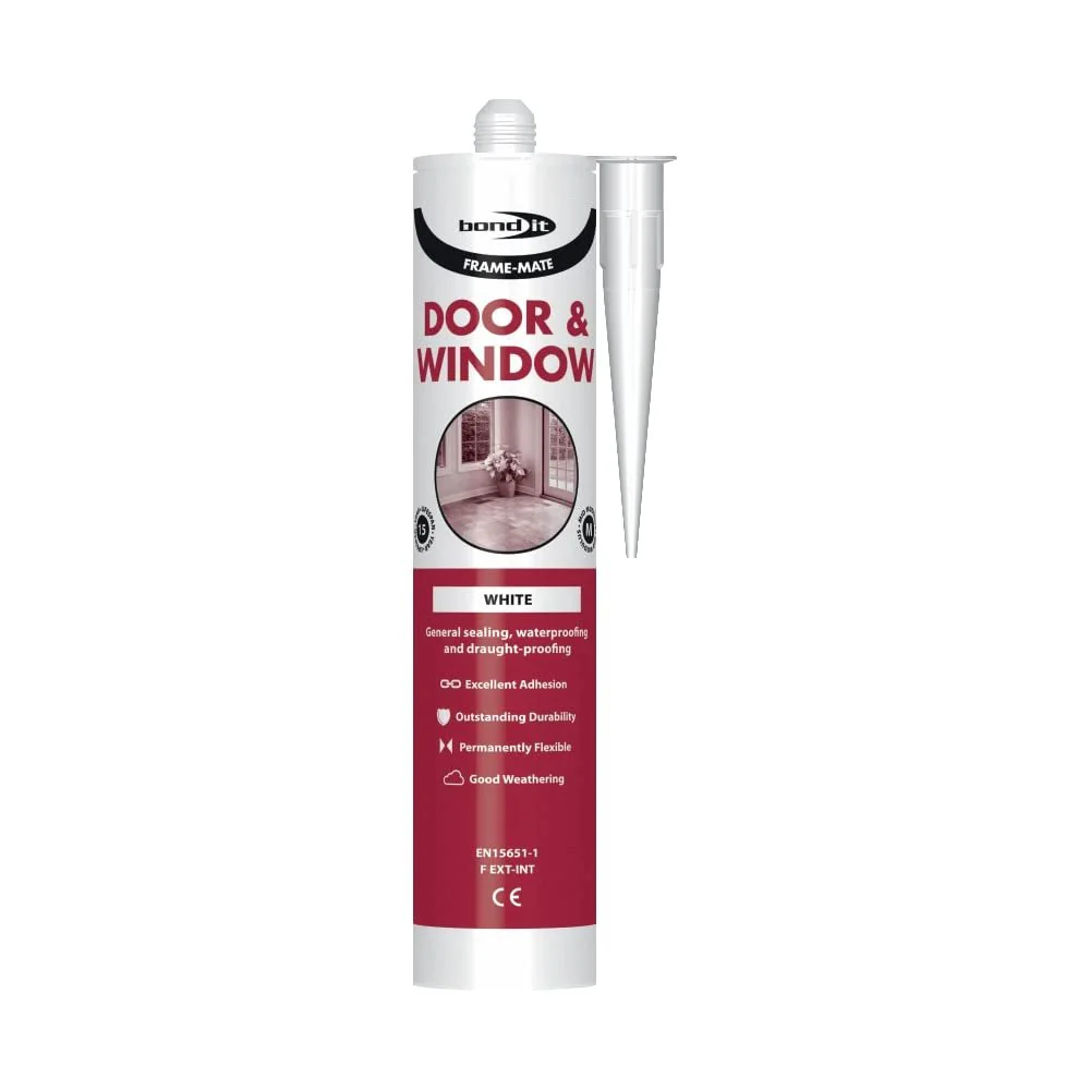 Bond-It Exterior Acrylic Wooden Door and Frame Sealant White - 310ml