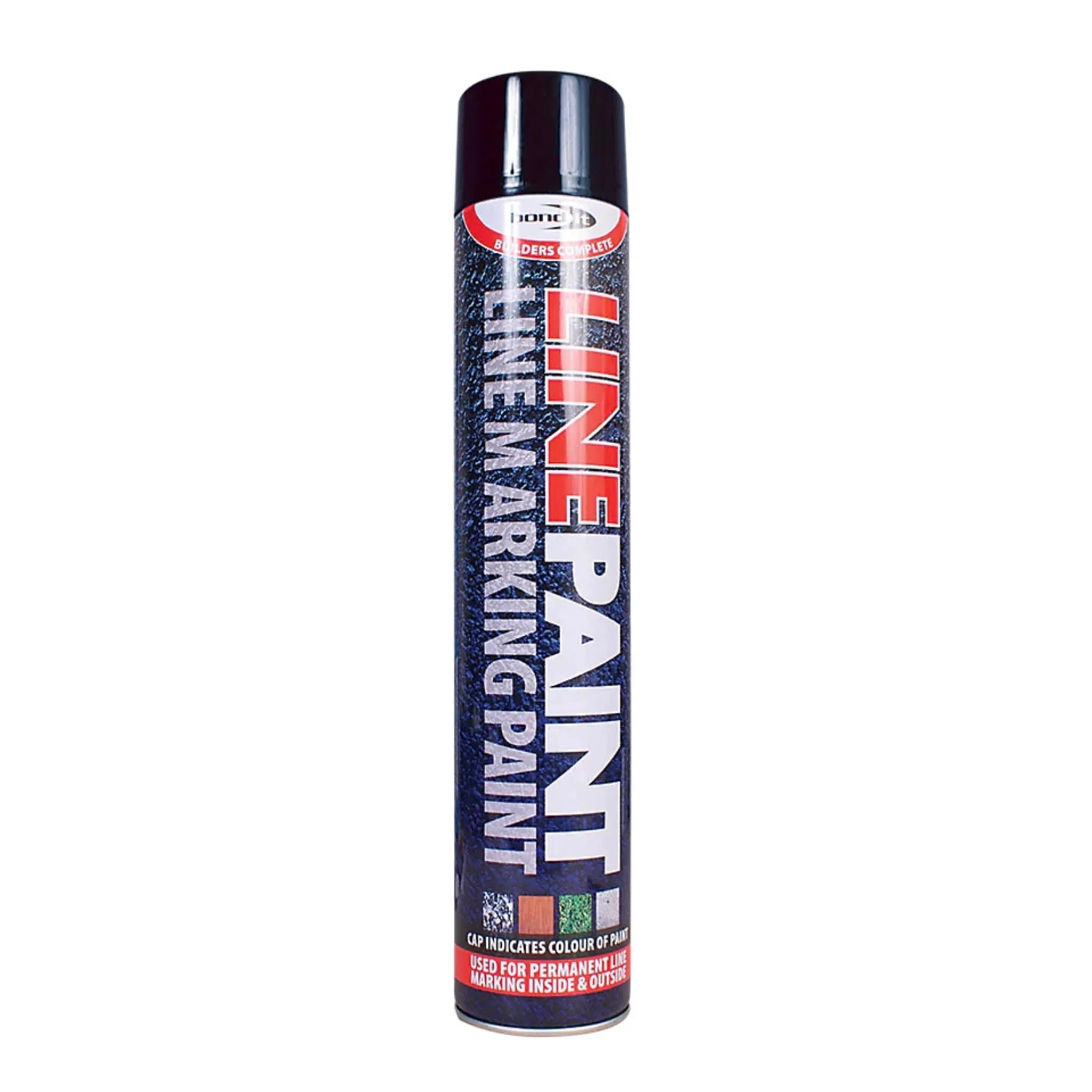 Bond-It Line Marking Permanent Spray Paint Black 750ml