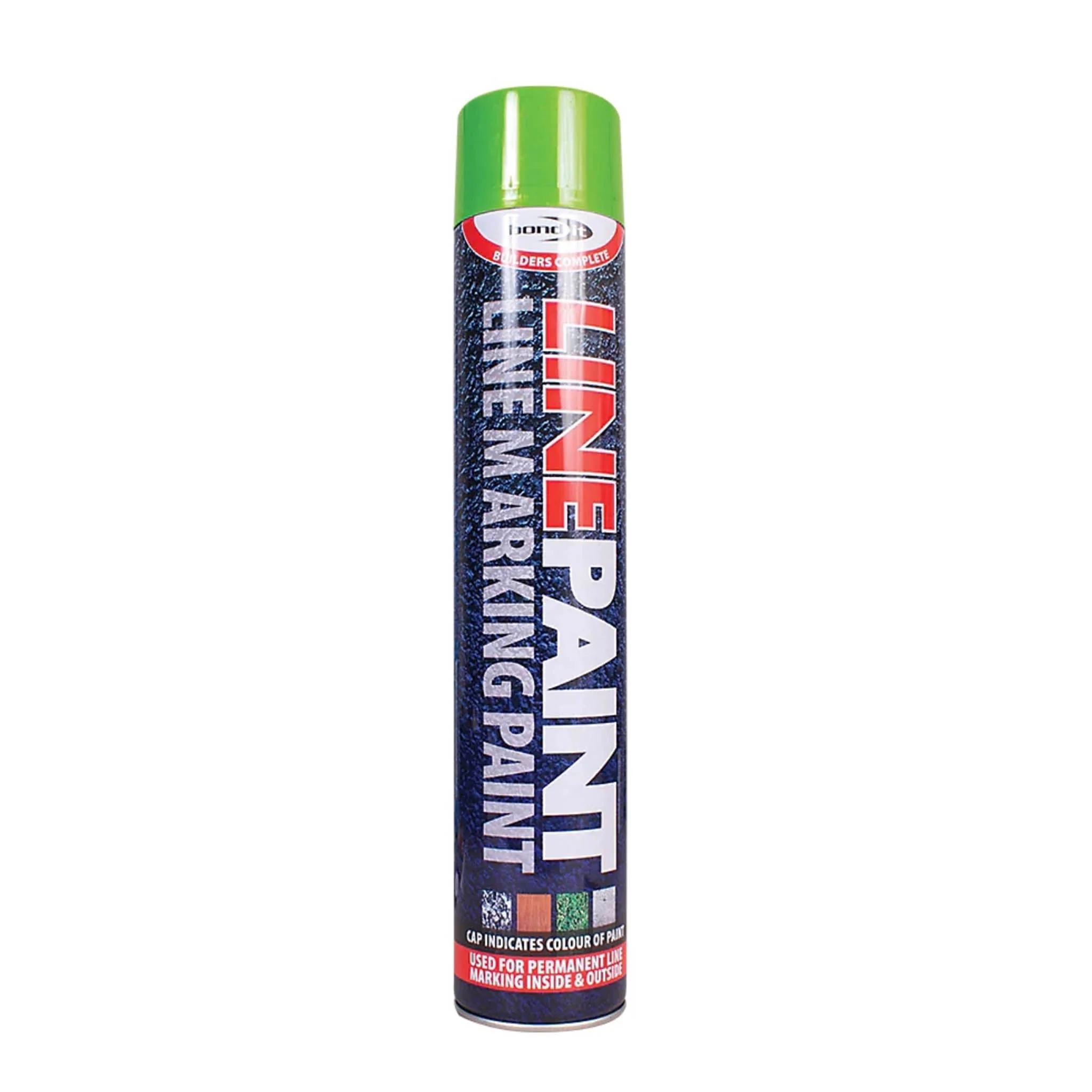 Bond-It Line Marking Permanent Spray Paint Green 750ml