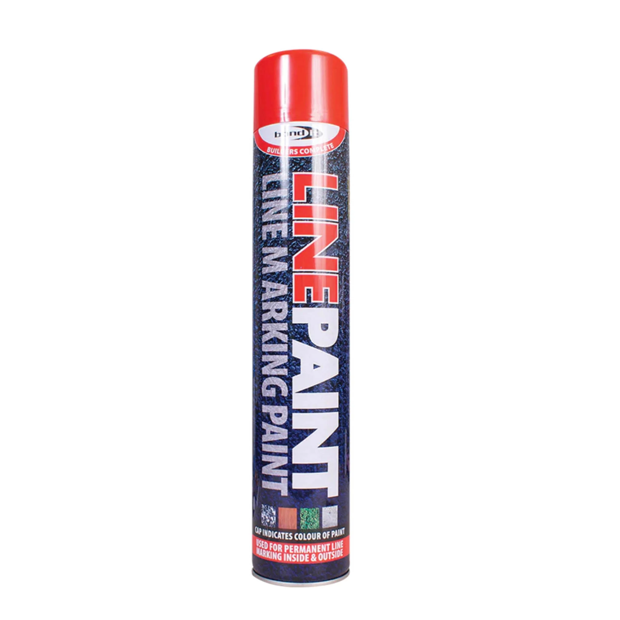Bond-It Line Marking Permanent Spray Paint Red 750ml