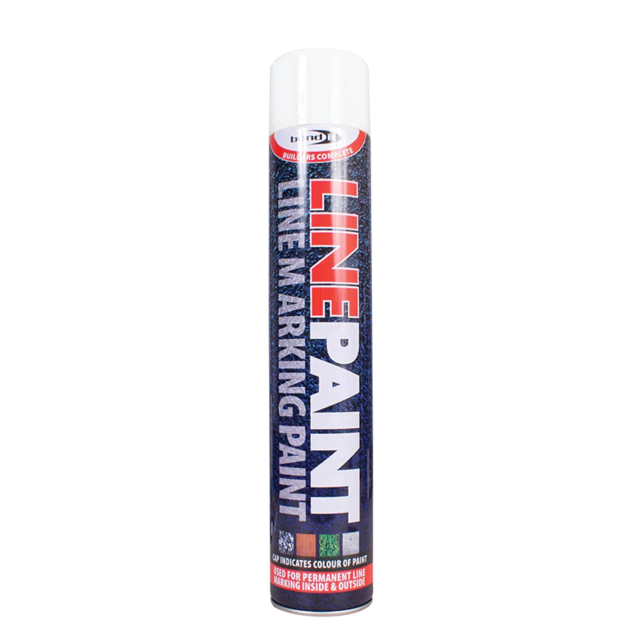 Bond-It Line Marking Permanent Spray Paint White 750ml