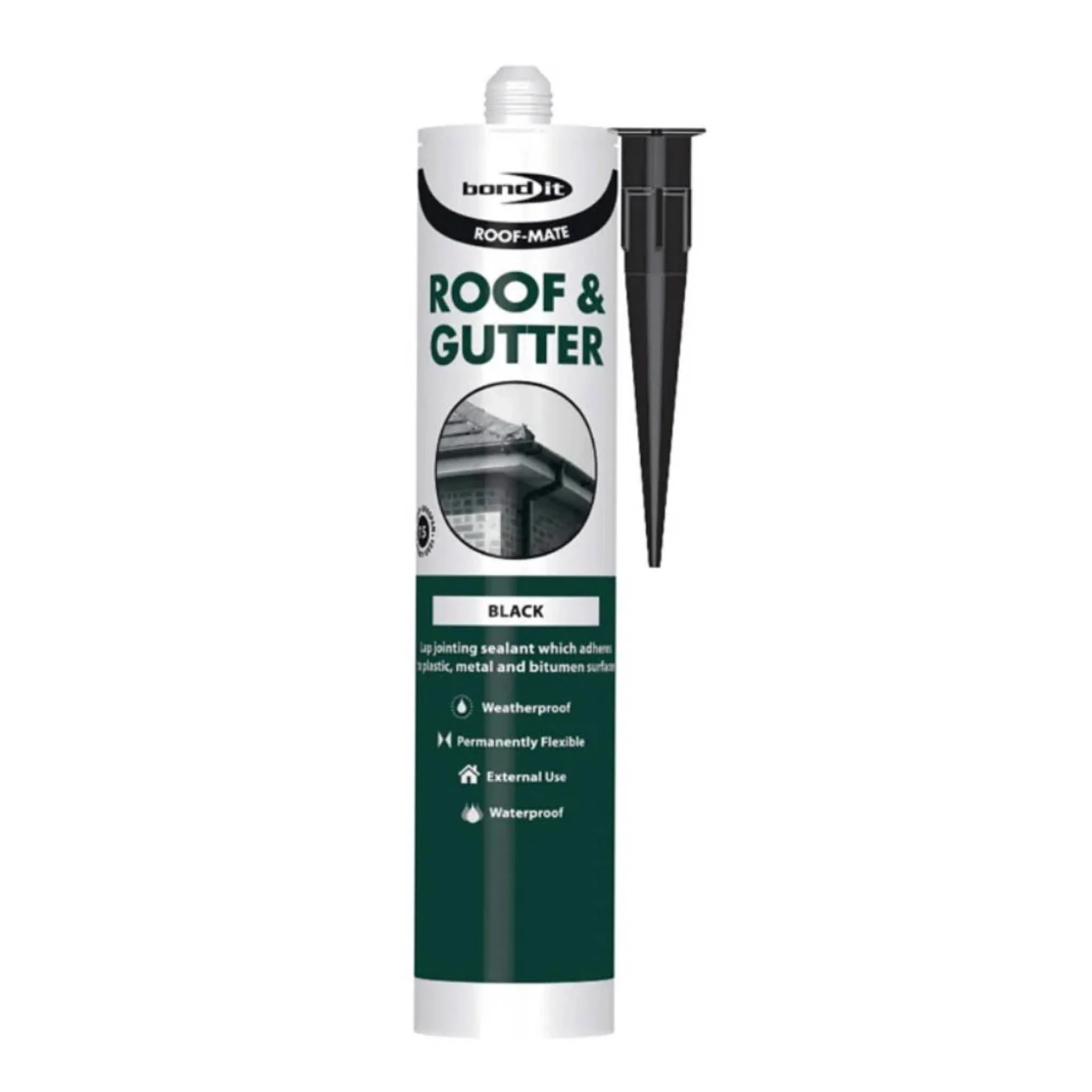 Bond-It Roof And Gutter Sealant Black 310ml