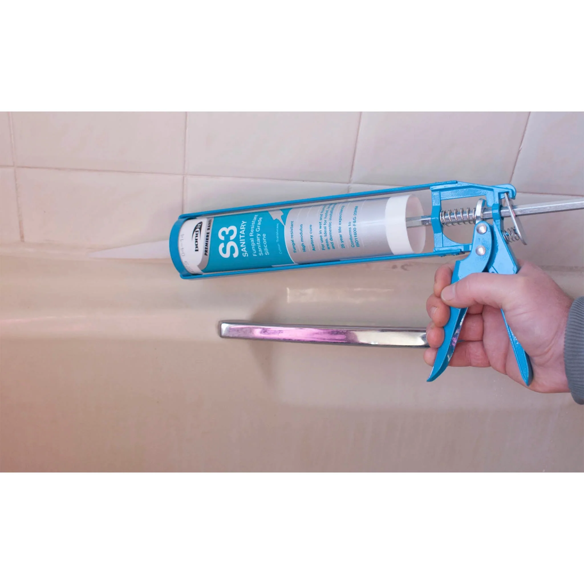 Bond-It S3 Bath And Sanitary Premium Grade Silicone White - Image 2