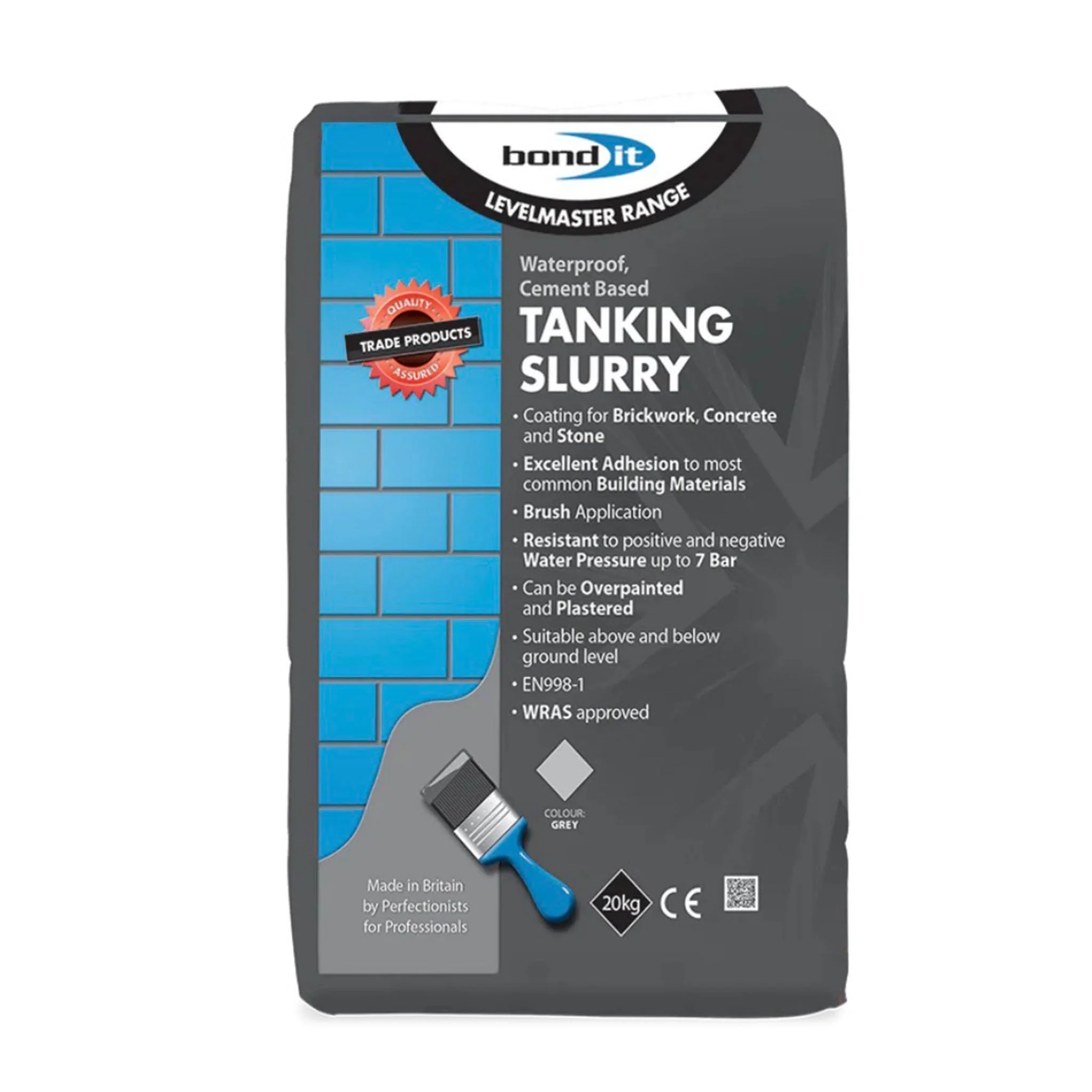 Bond-It Tanking Slurry Grey With Tub - 20kg - Image 3