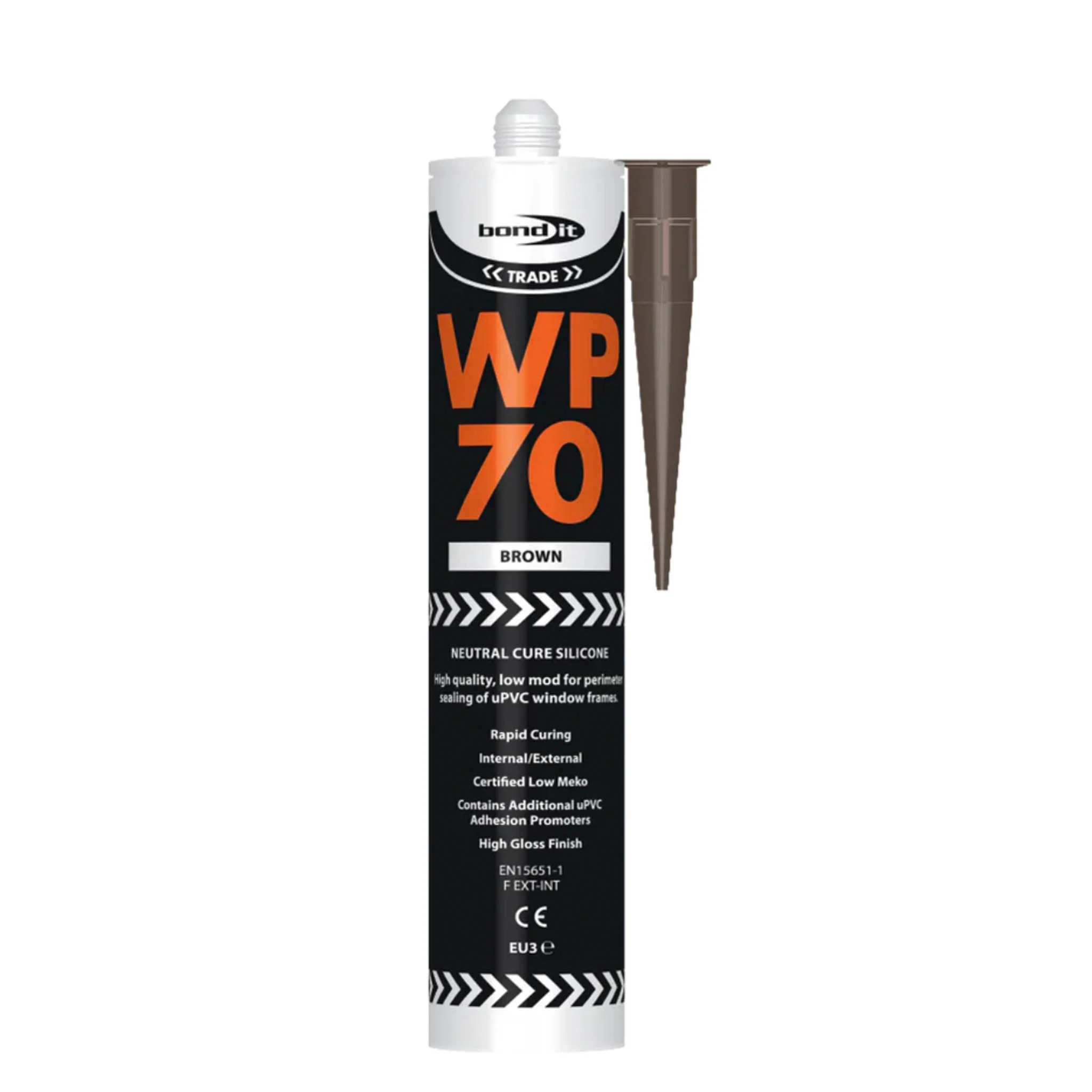 Bond-It WP70 LMN Silicone Neutral Cure Sealant Brown