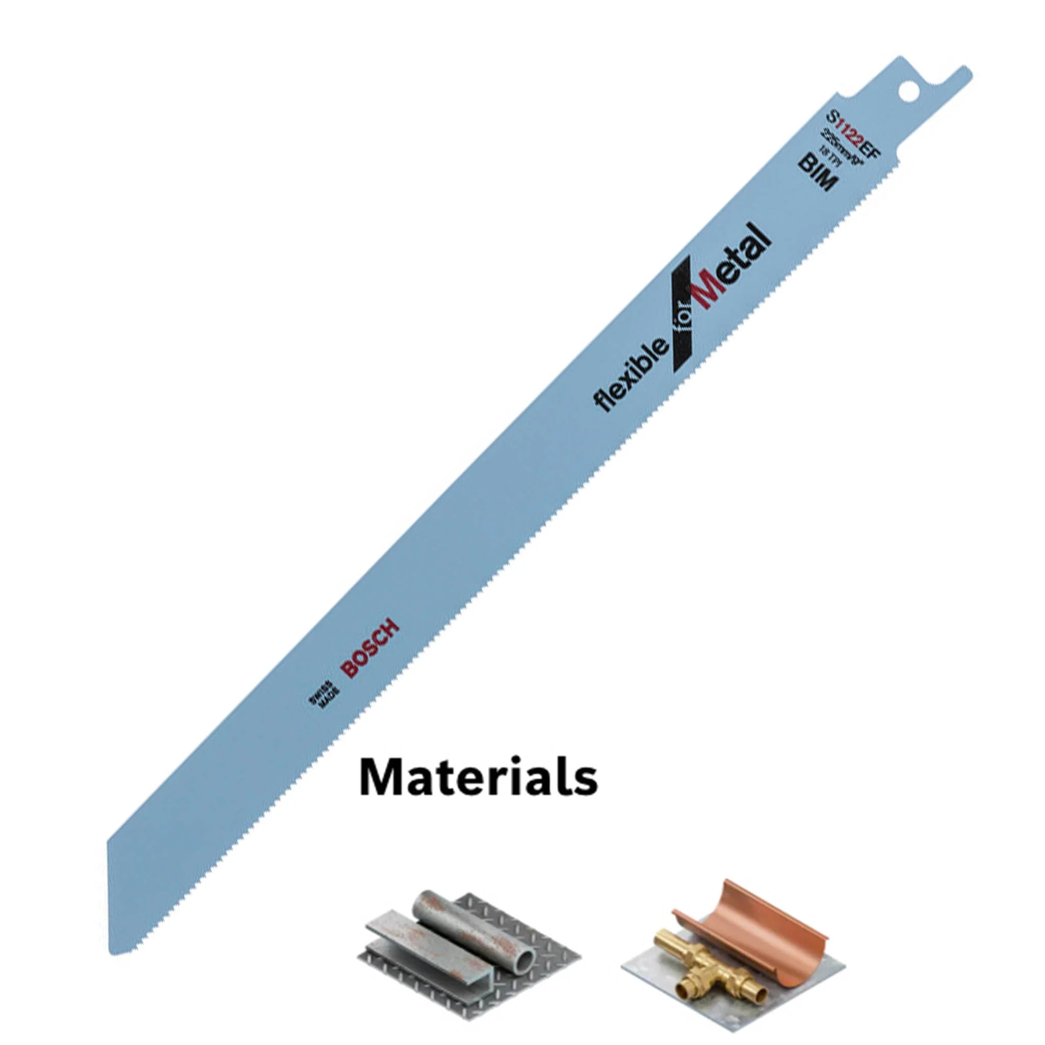 Bosch S1122EF Reciprocating Saw Blade 225mm - 5 Pack