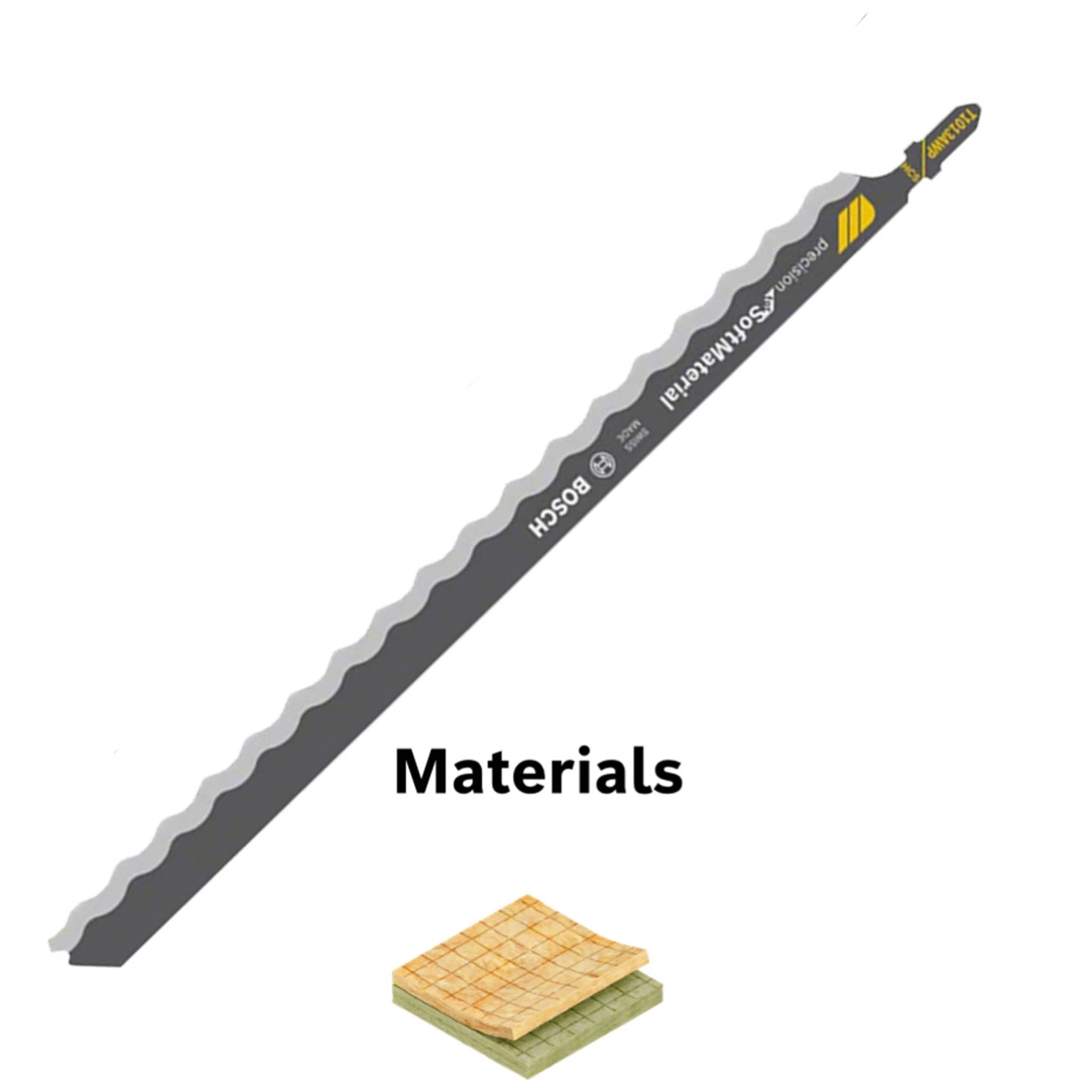 BOSCH T1013AWP PRO FIBRE INSULATION JIGSAW BLADE - 3 PACK