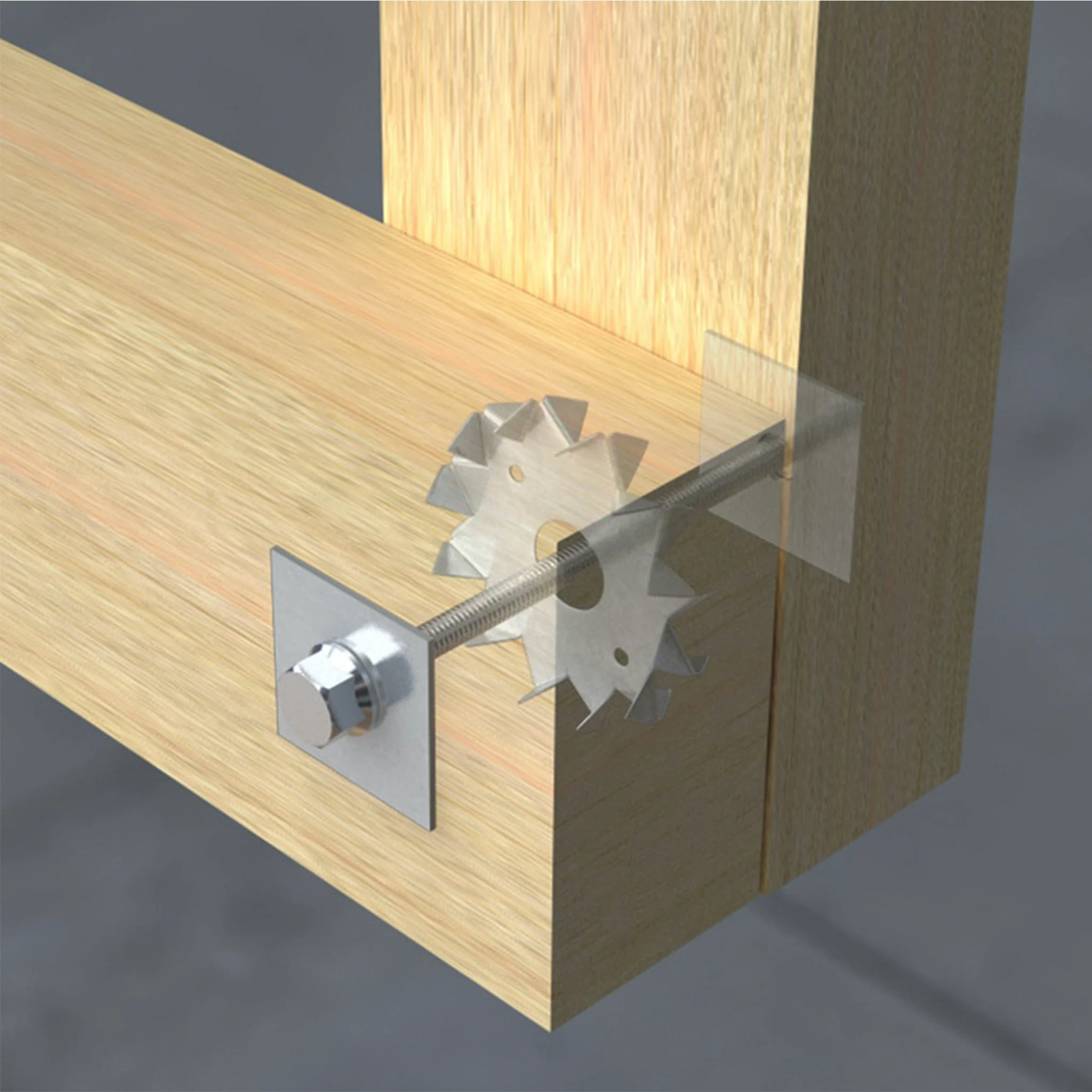 BPC Dog Tooth Double Sided Washer Connector 50mm - Image 2