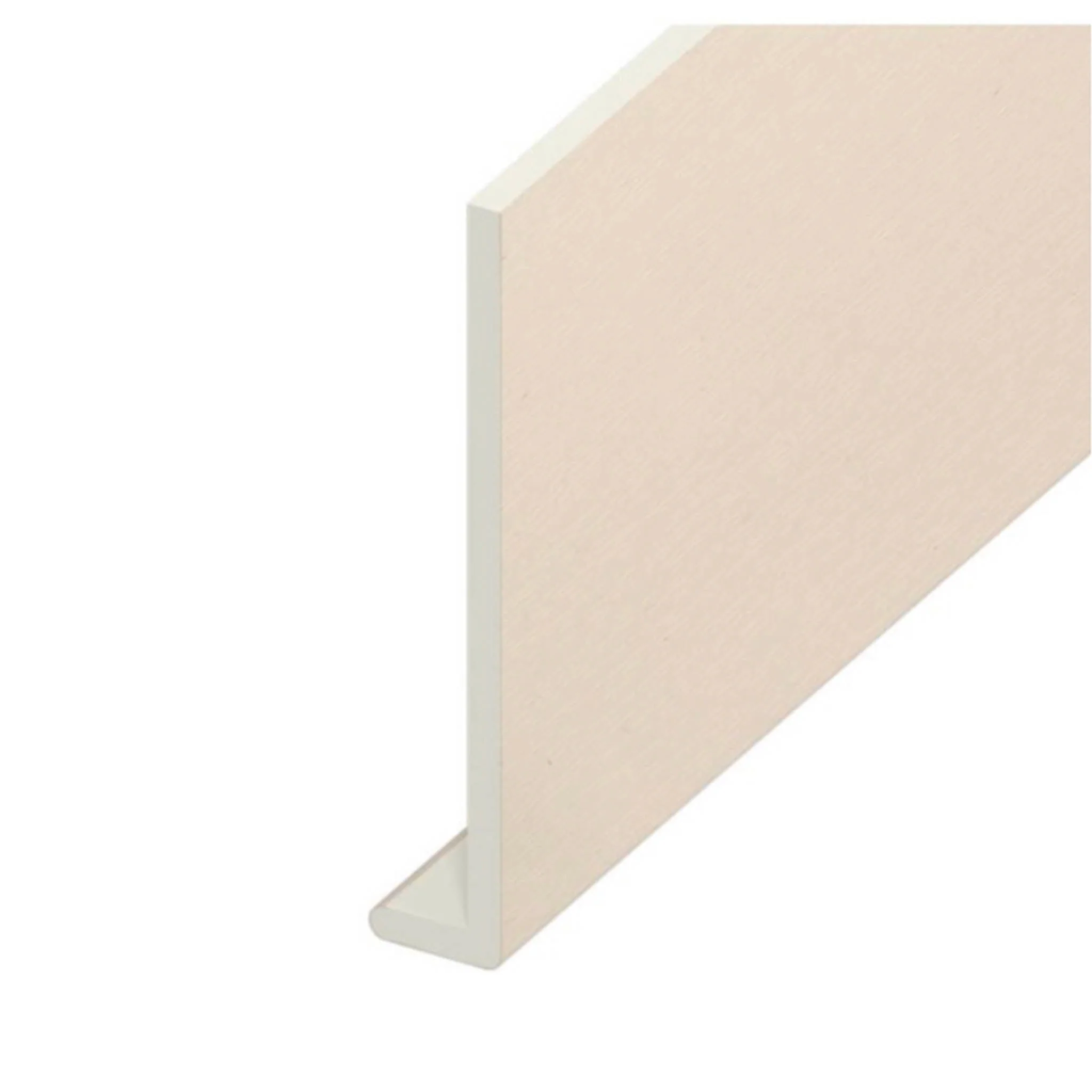 Capping Board Over Fascia Cream Woodgrain 150mm x 10mm - 5 Metre
