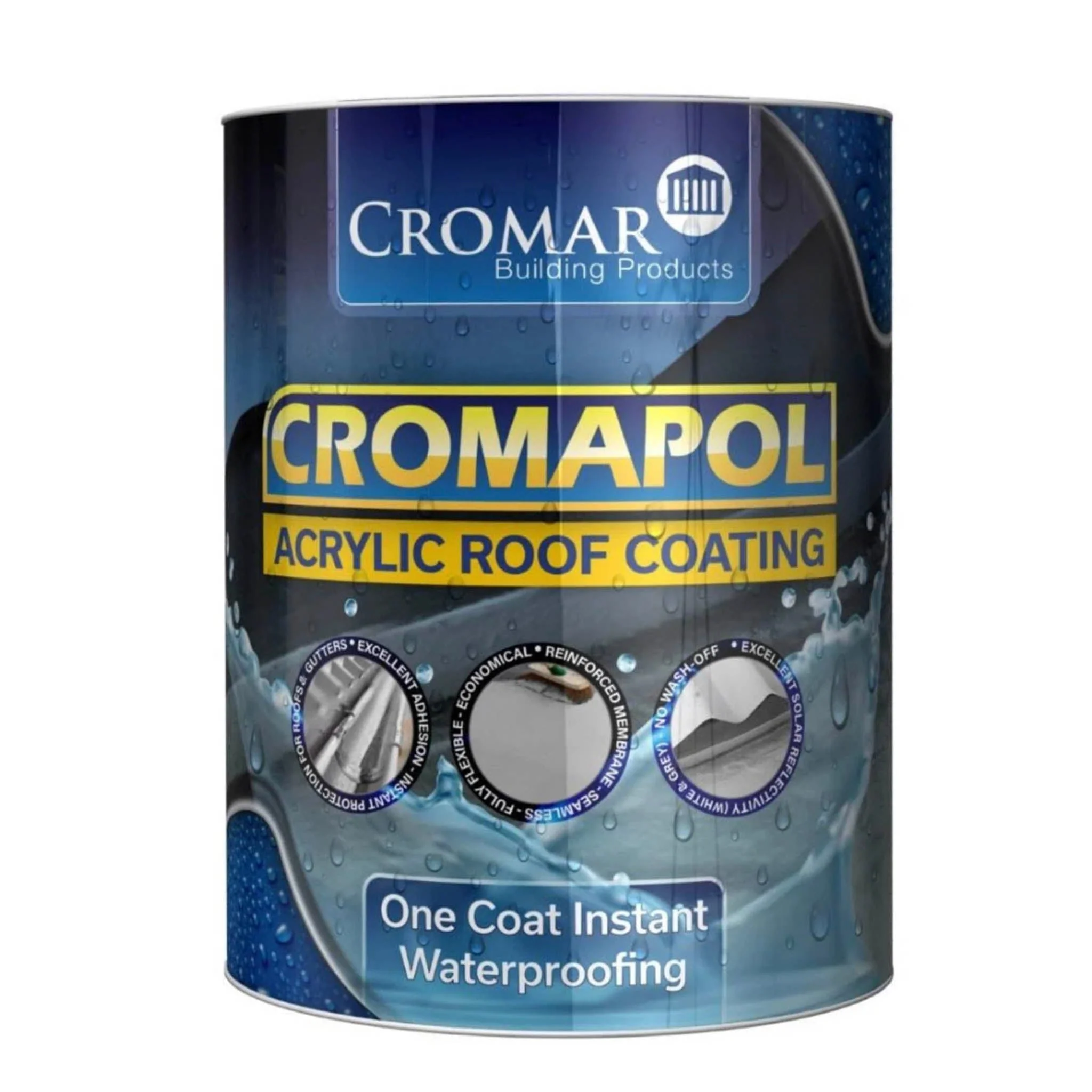 Cromapol Fibre Reinforced Repair and Roof Coating Grey - 20kg