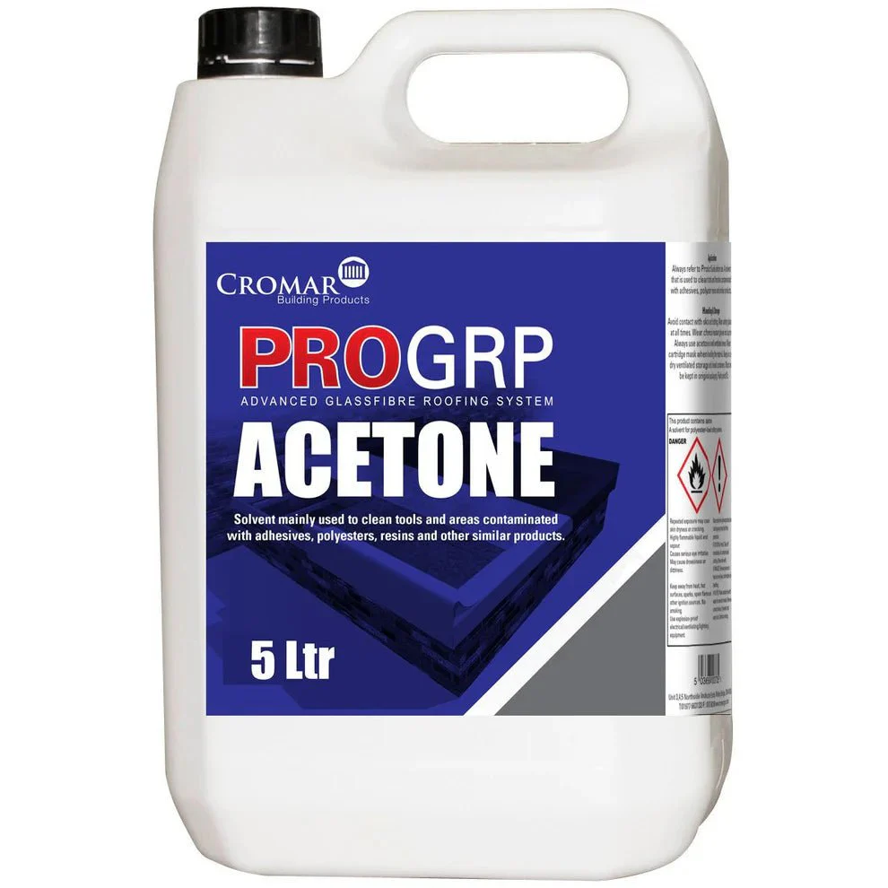 Cromar GRP Acetone Cleaner - 5 Litre