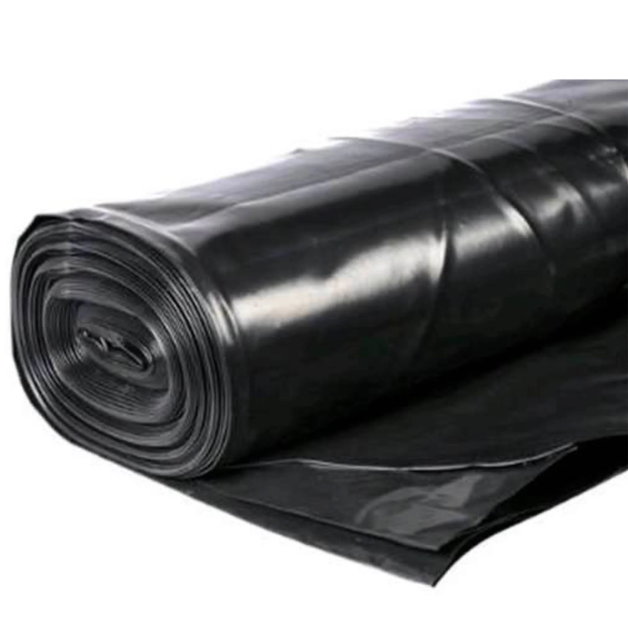 DPM 250mu Damp Proof Membrane Black Polythene - 4 Metre x 25 Metre