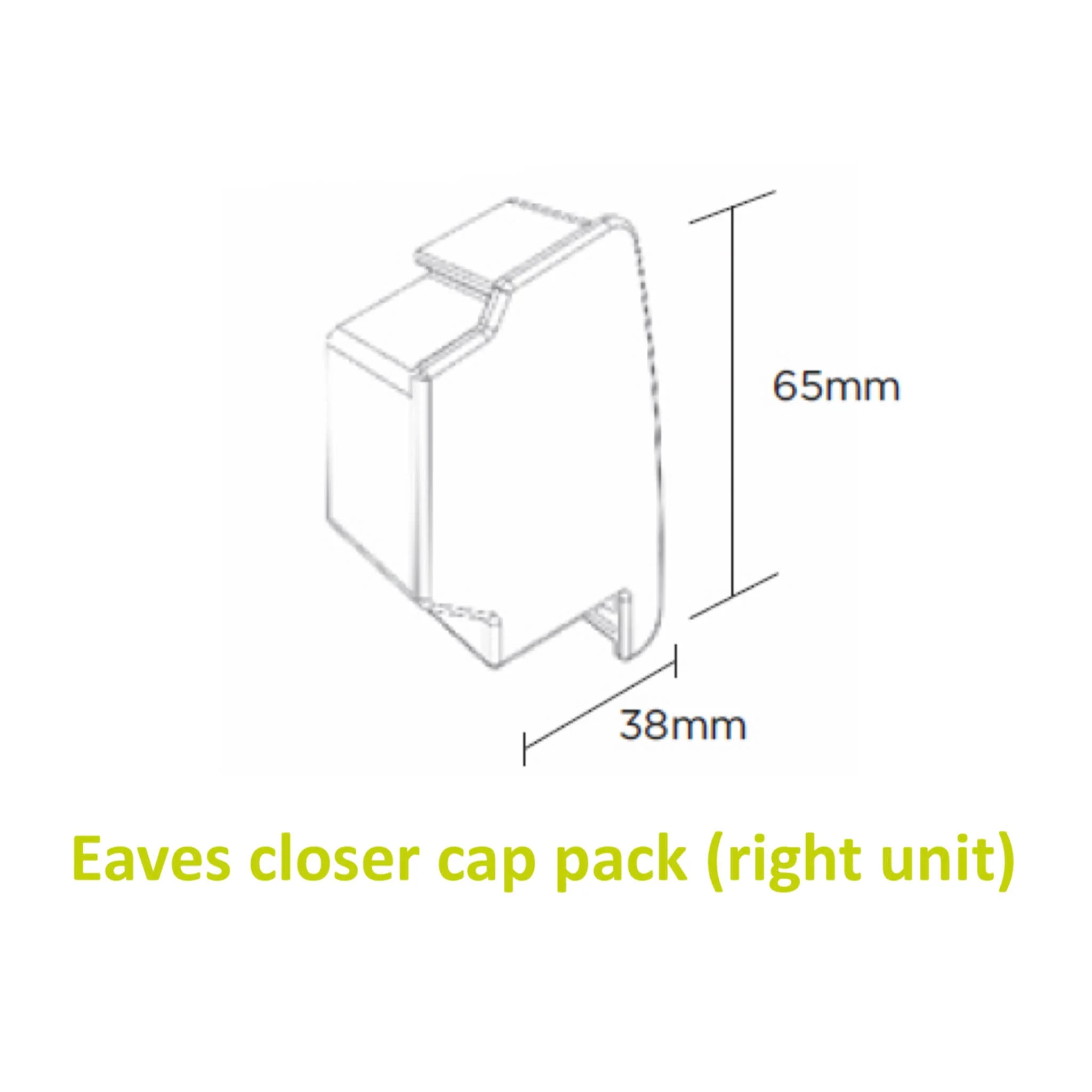 Dry Fix Continuous Dry Verge Closer Pack Left And Right - Image 3