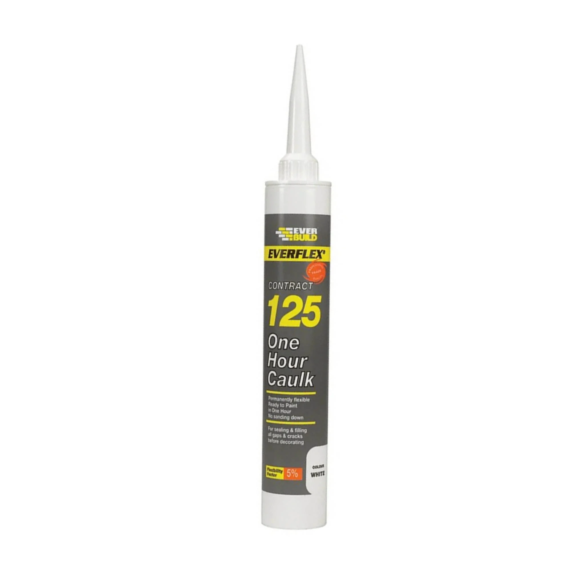 Everbuild One Hour Acrylic Decorators Caulk White - 380ml