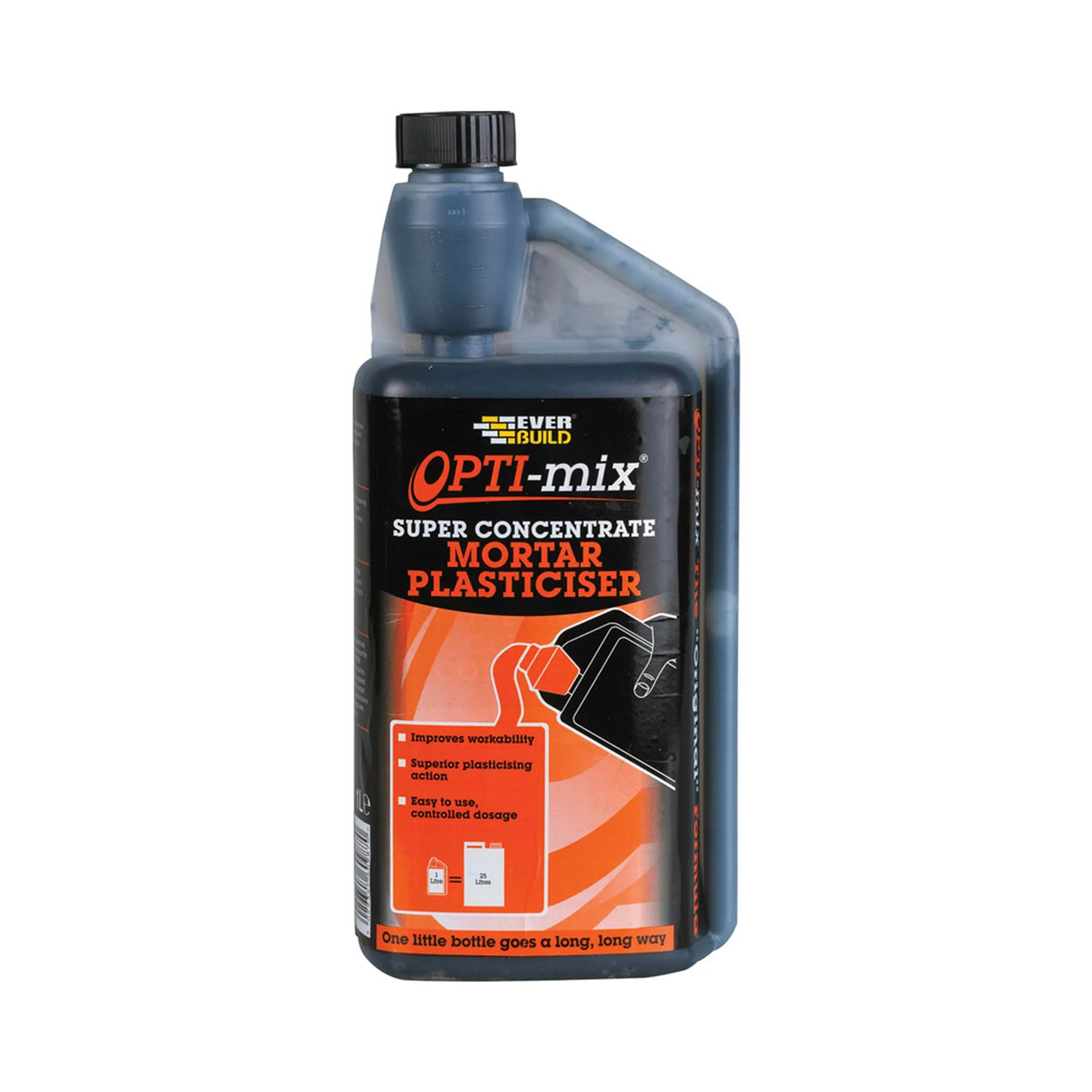 Everbuild Opti-Mix Mortar Plasticiser - 1 Litre