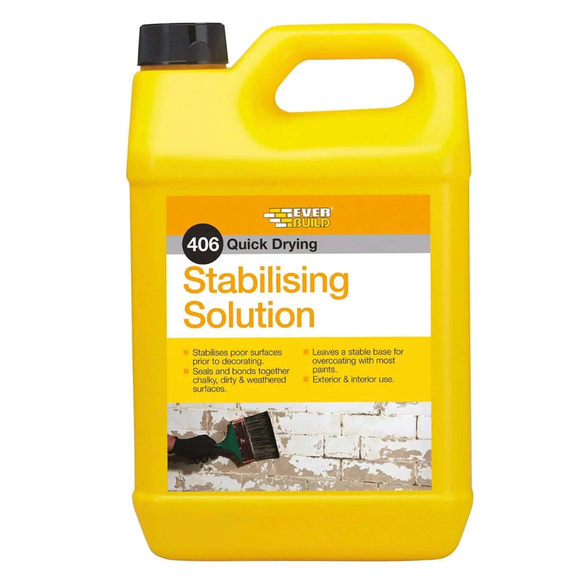Everbuild Stabilising Solution Quick Drying Clear - 5 Litre