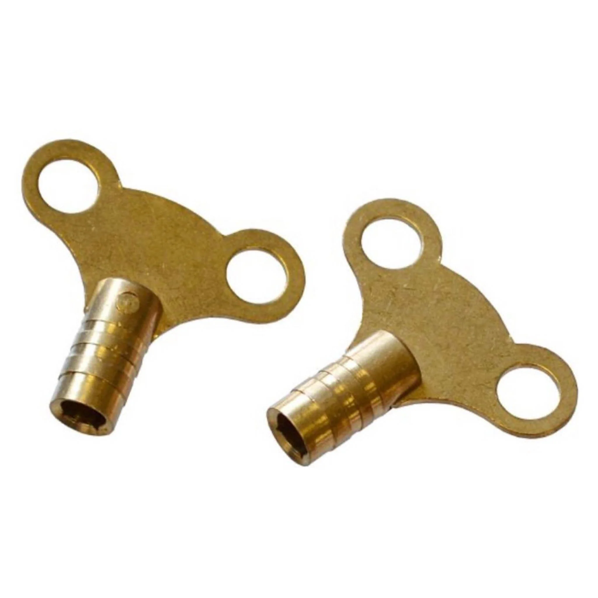 Faithfull Brass Radiator Bleed Keys 2 Pack
