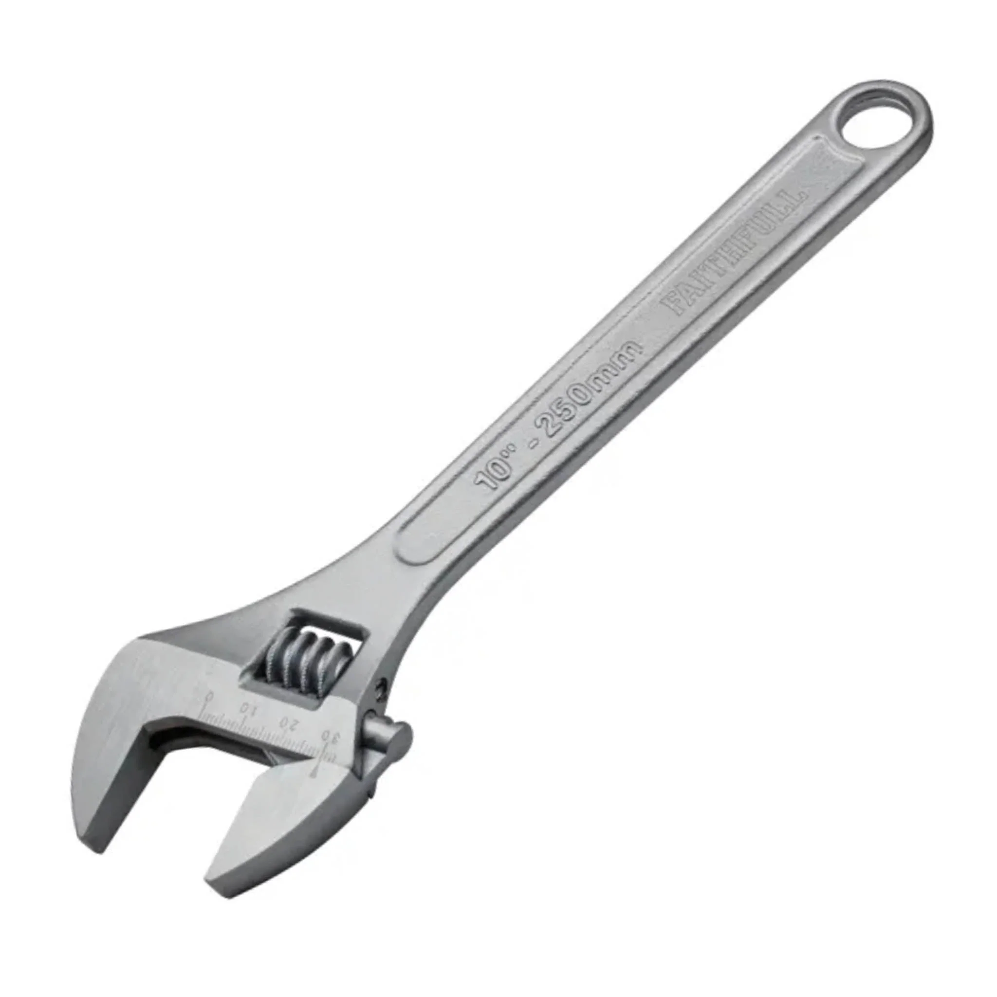 Faithfull Chrome Adjustable Spanner 10in - 250mm