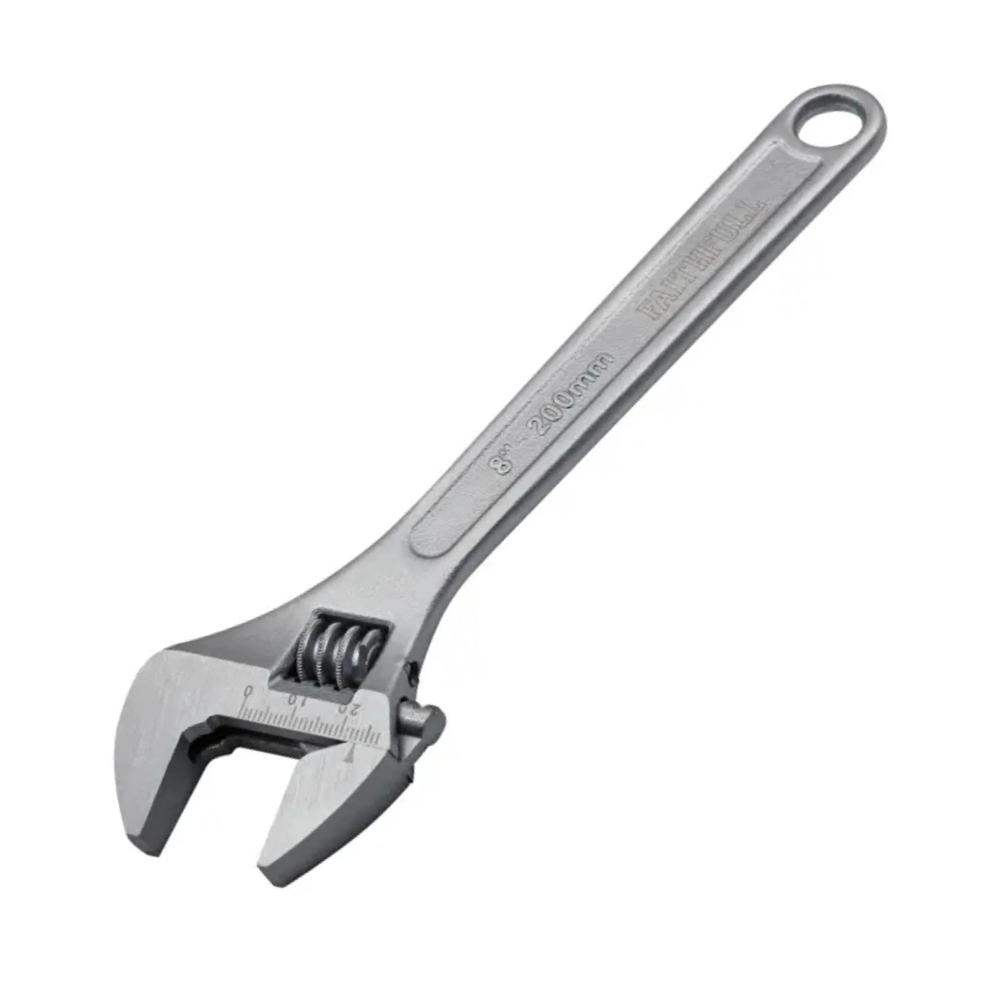 Faithfull Chrome Adjustable Spanner 8in - 200mm