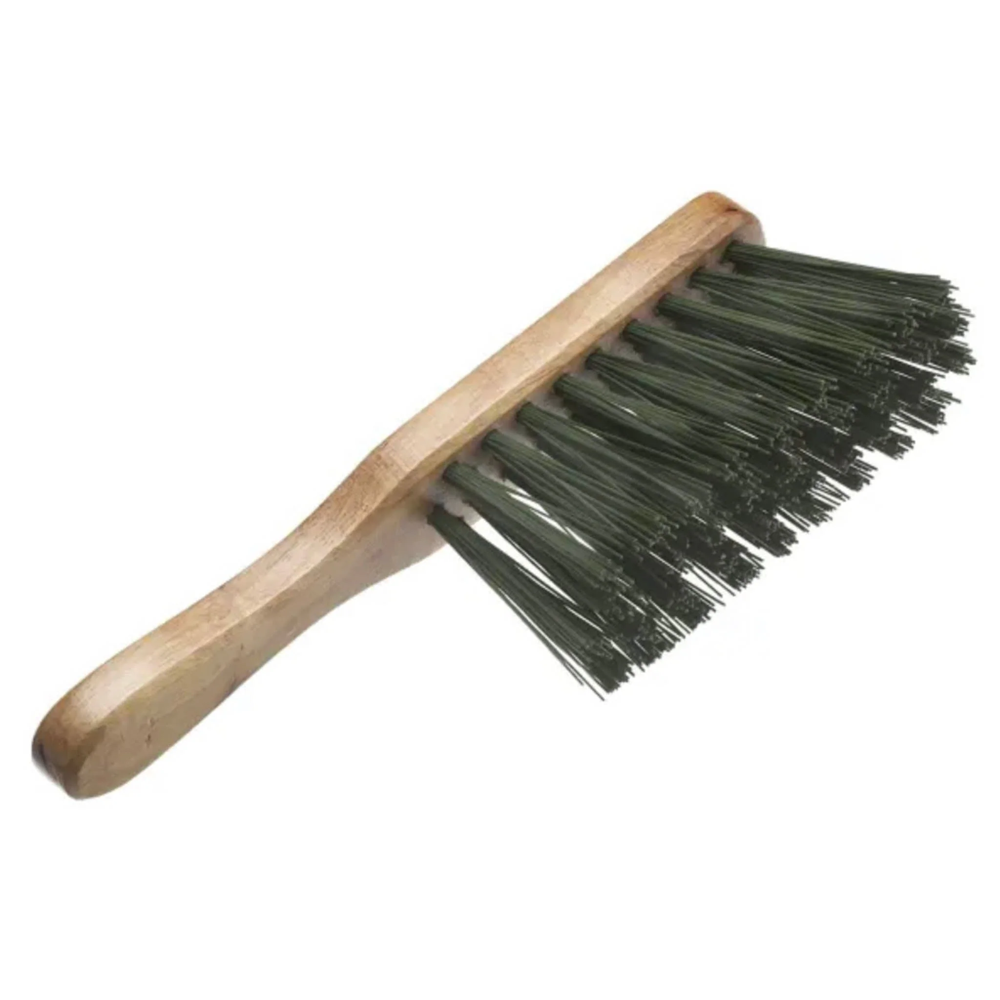 Faithfull Hand Brush Stiff Green PVC 275mm