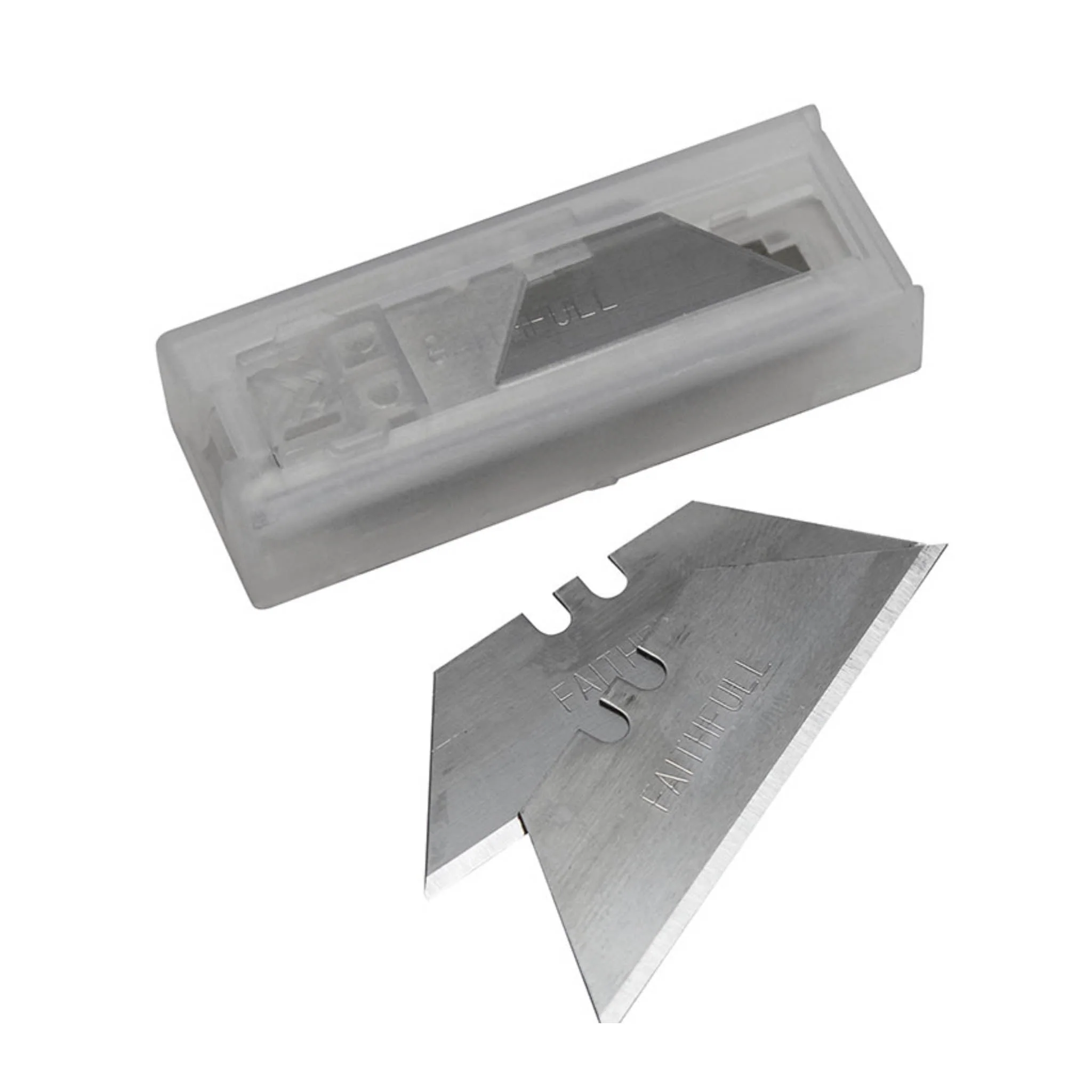 Faithfull Heavy Duty Trimming Knife Blades - 10 Pack