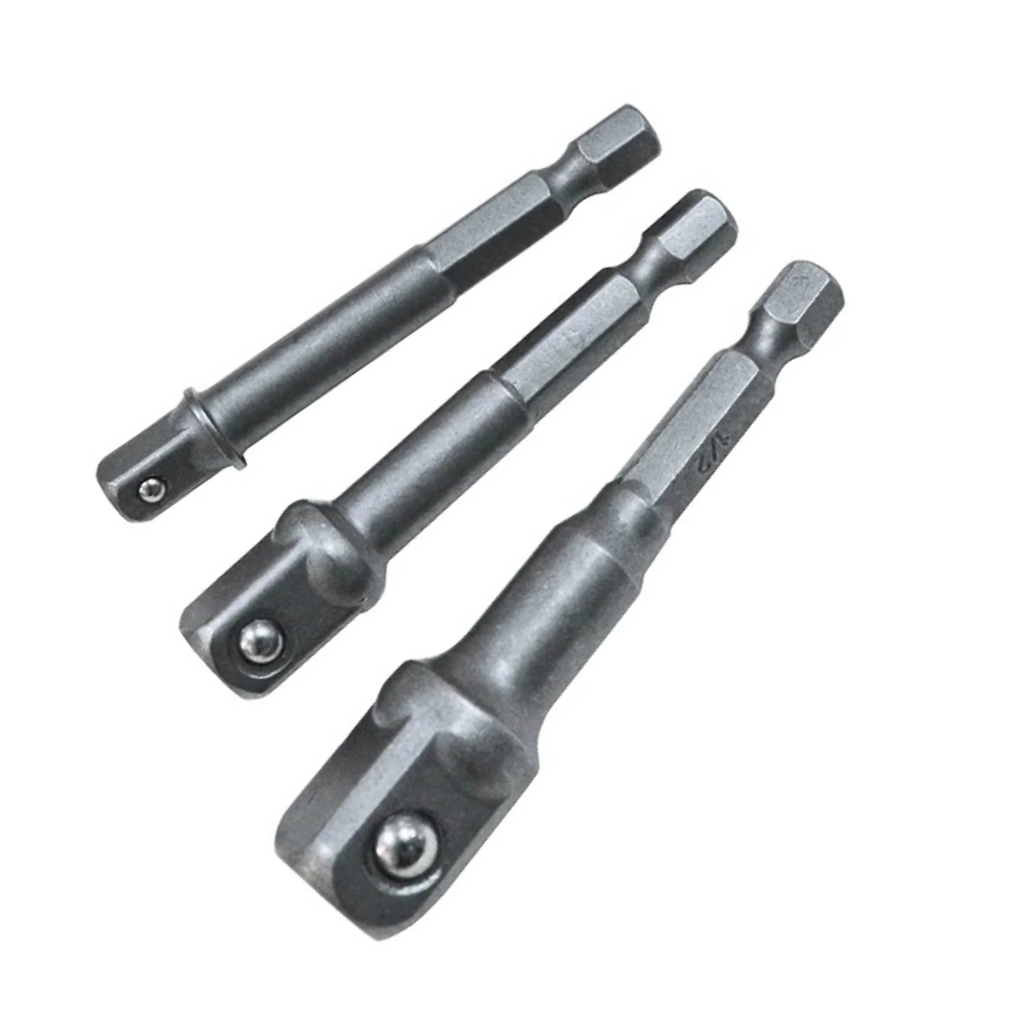 Faithfull Hex To Square Drive Adaptor - 3 Piece