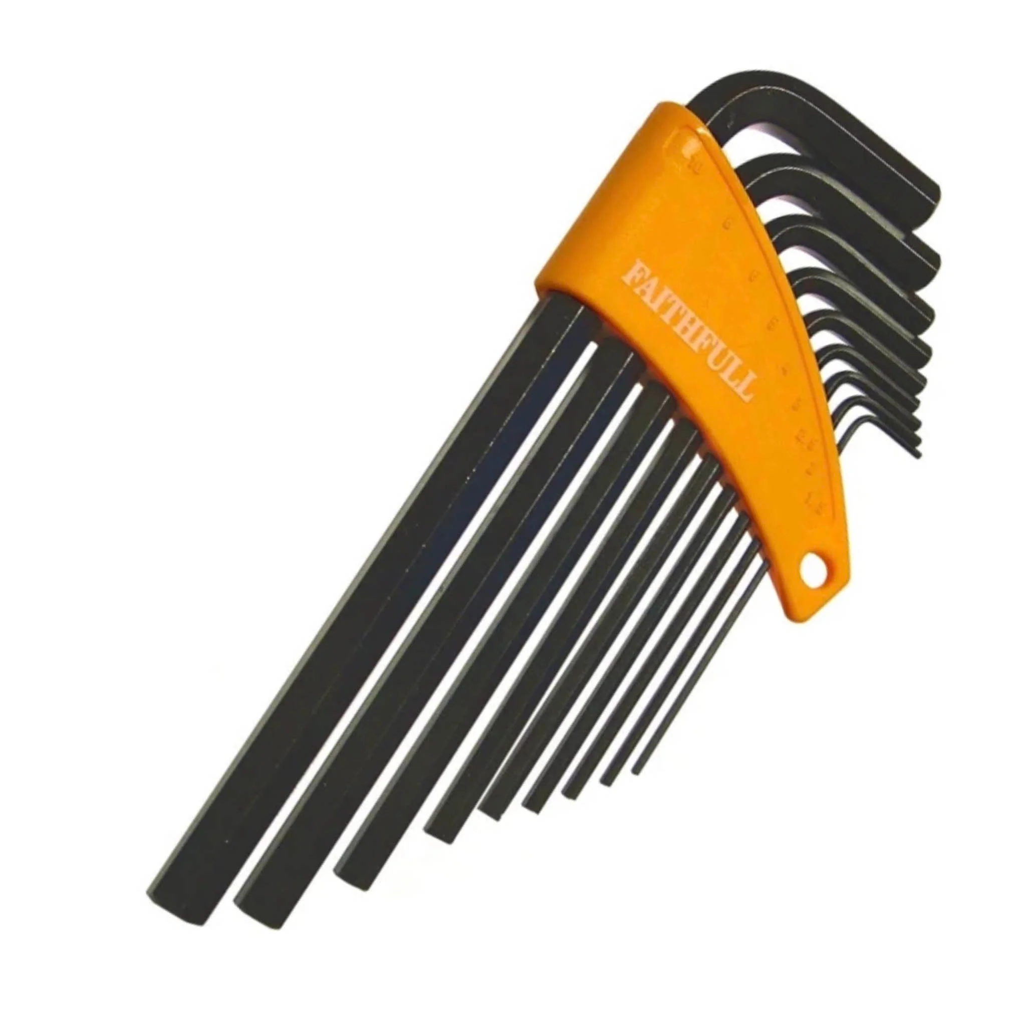 Faithfull Long Hex Key Set 9 Piece