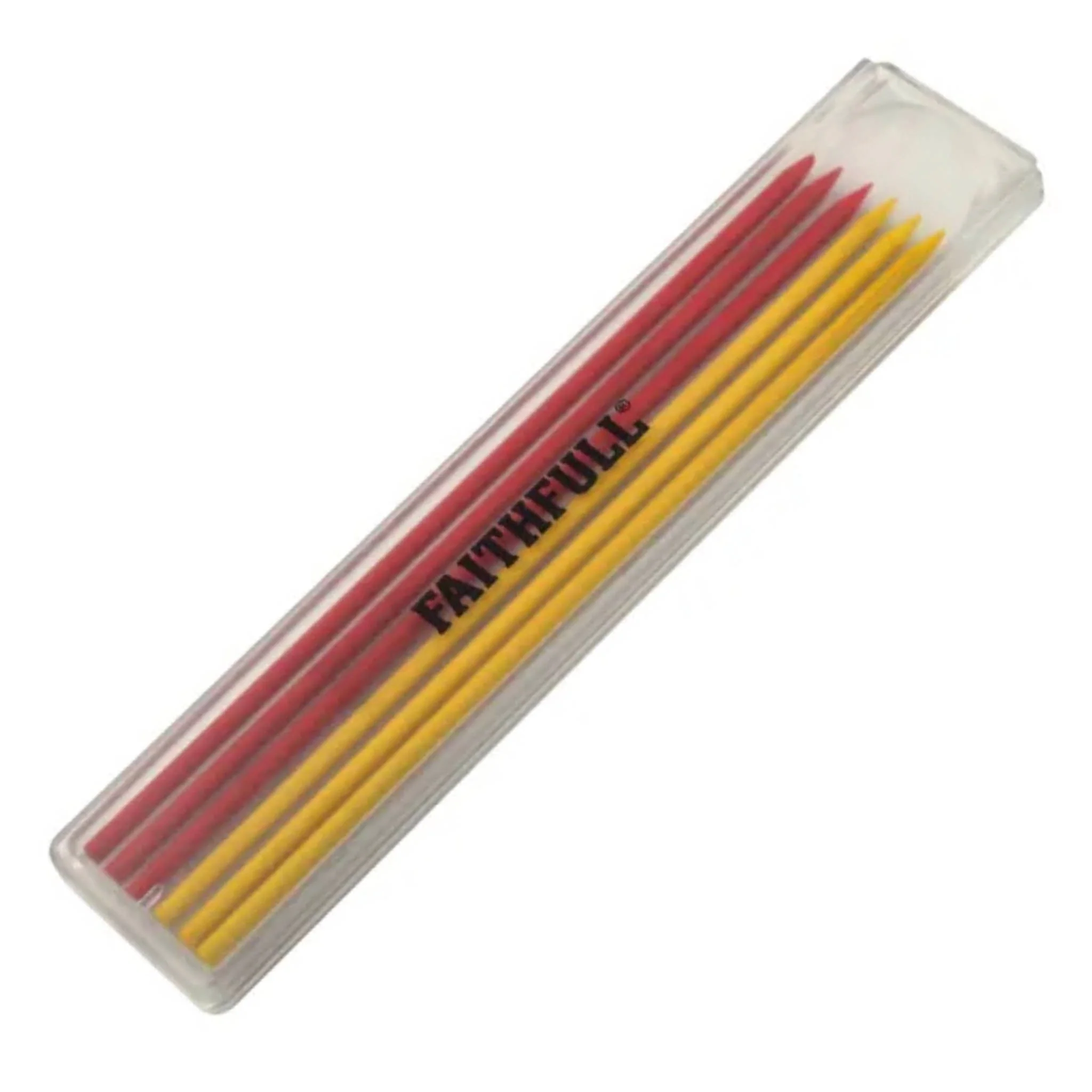 Faithfull Mixed Long Reach Pencil Marking Refill Pack 6 Piece