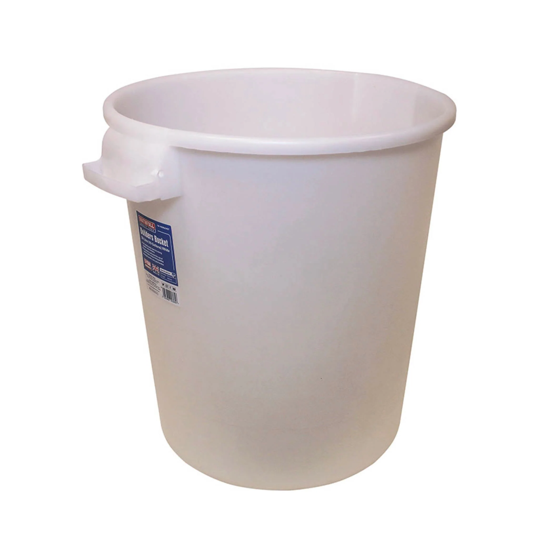 Faithfull Mixing Builders Bucket White - 50 litre