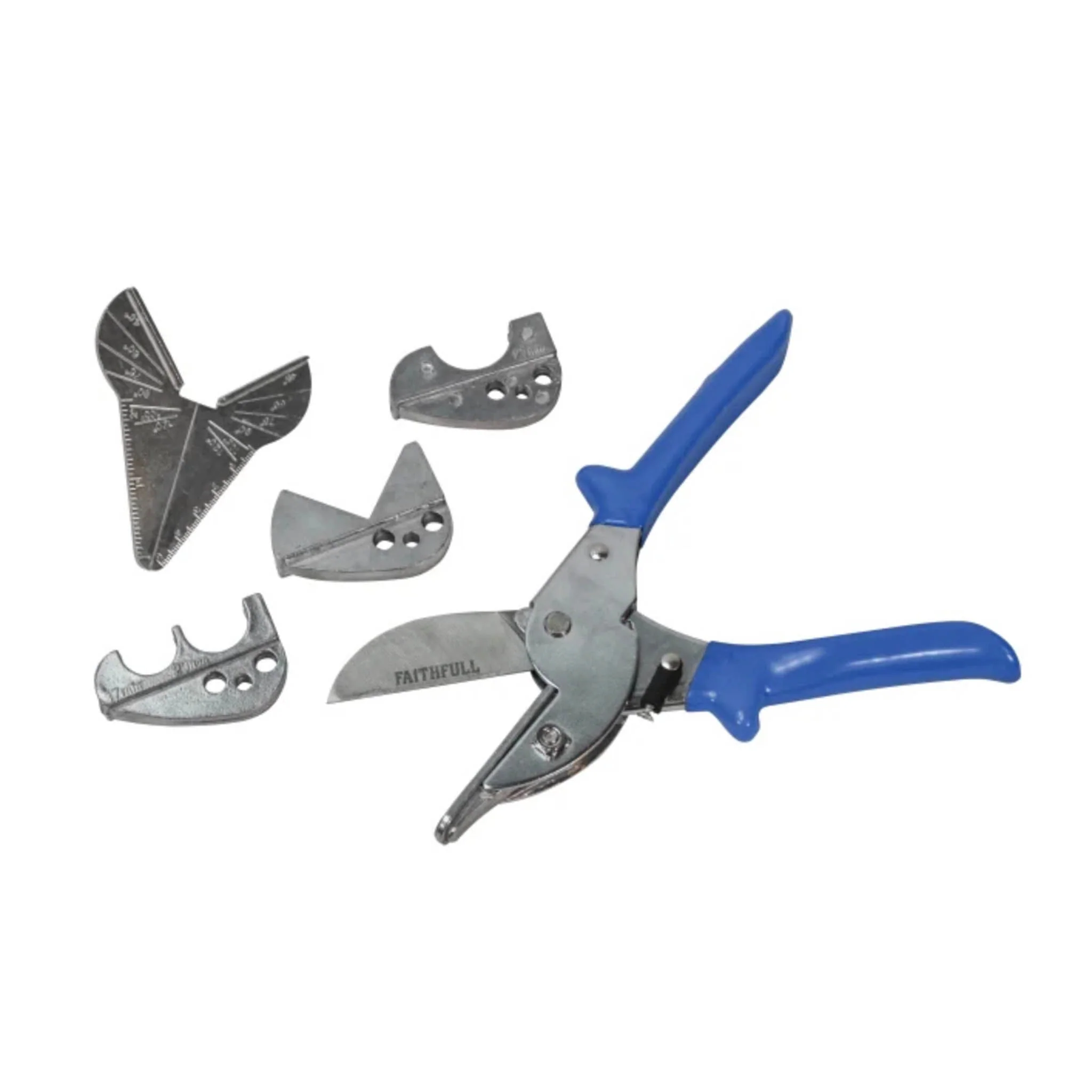 Faithfull Multi-Function Gasket and Pipe Mitre Shears Kit - Image 2